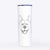 Baku the Akita - 20oz Skinny Tumbler