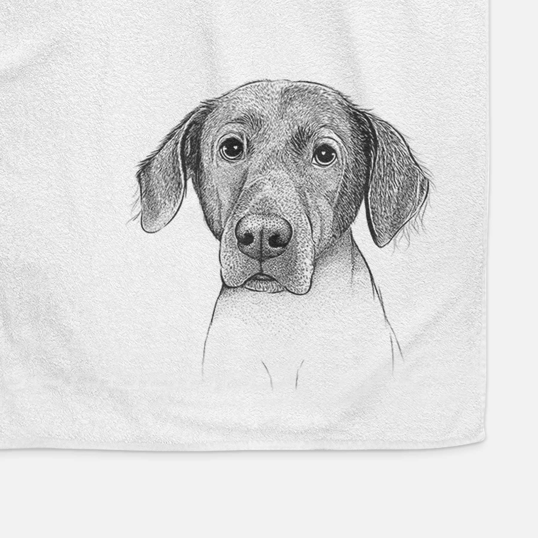 Baldwin the Mixed Breed Decorative Hand Towel