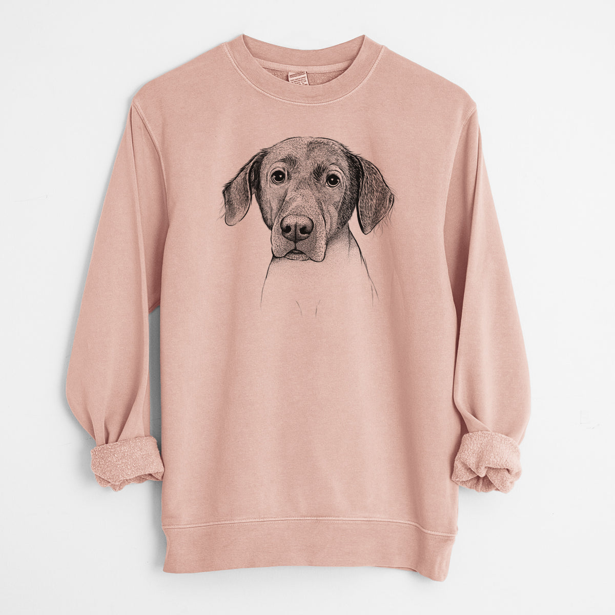 Bare Baldwin the Mixed Breed - Unisex Pigment Dyed Crew Sweatshirt
