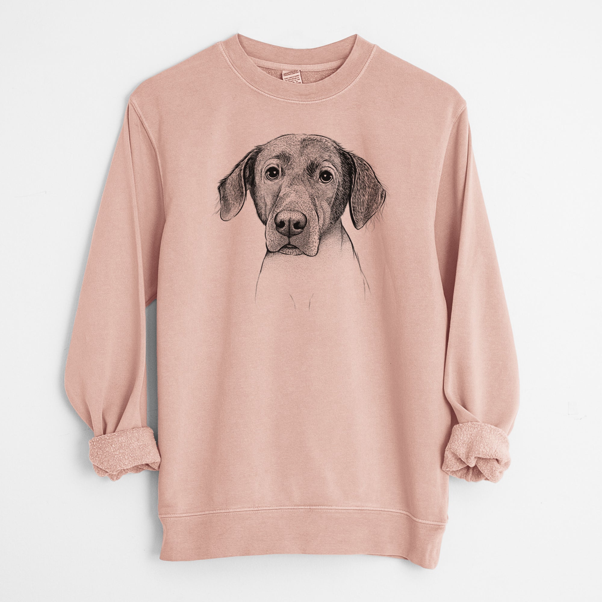 Bare Baldwin the Mixed Breed - Unisex Pigment Dyed Crew Sweatshirt