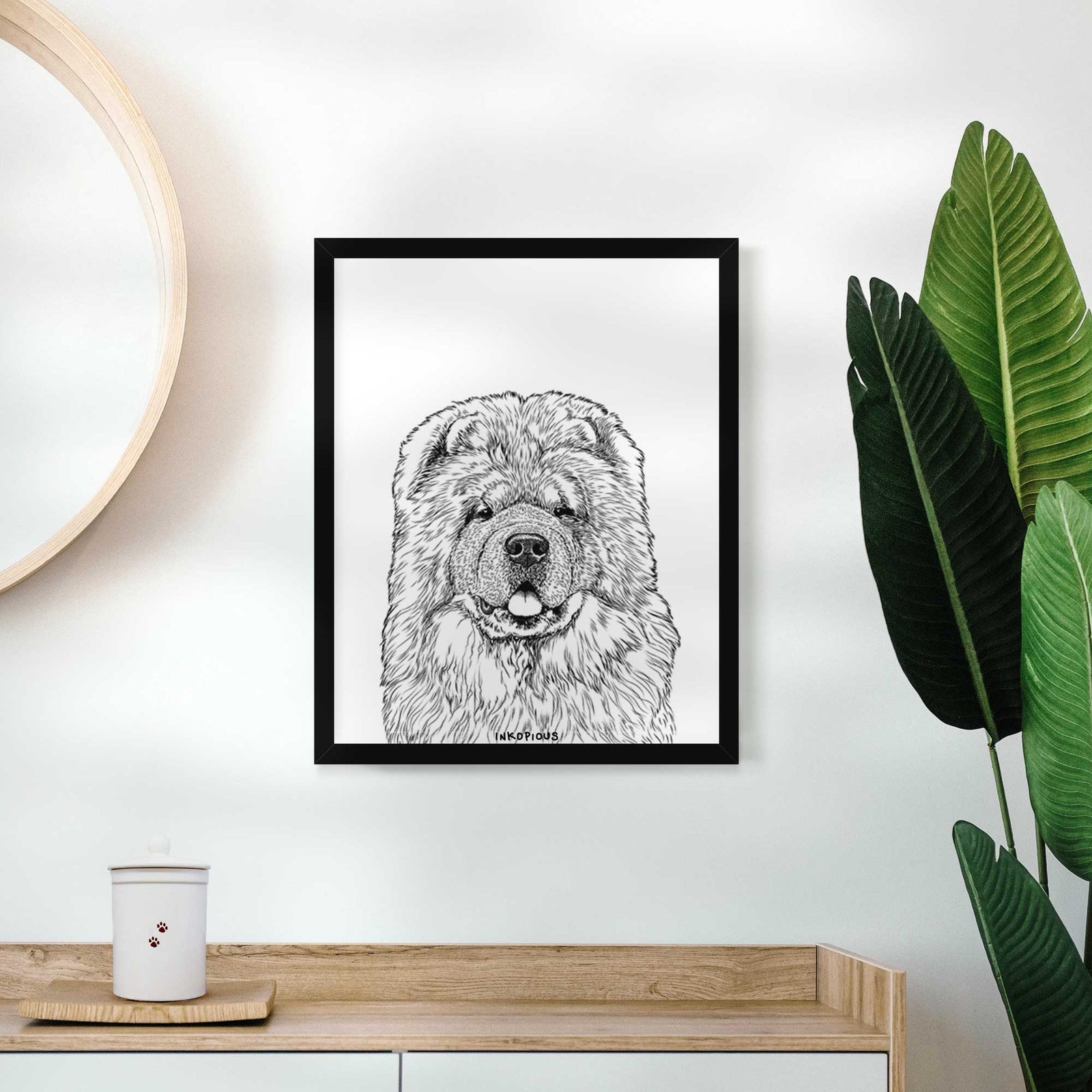 Baloo the Chow Chow Art Print