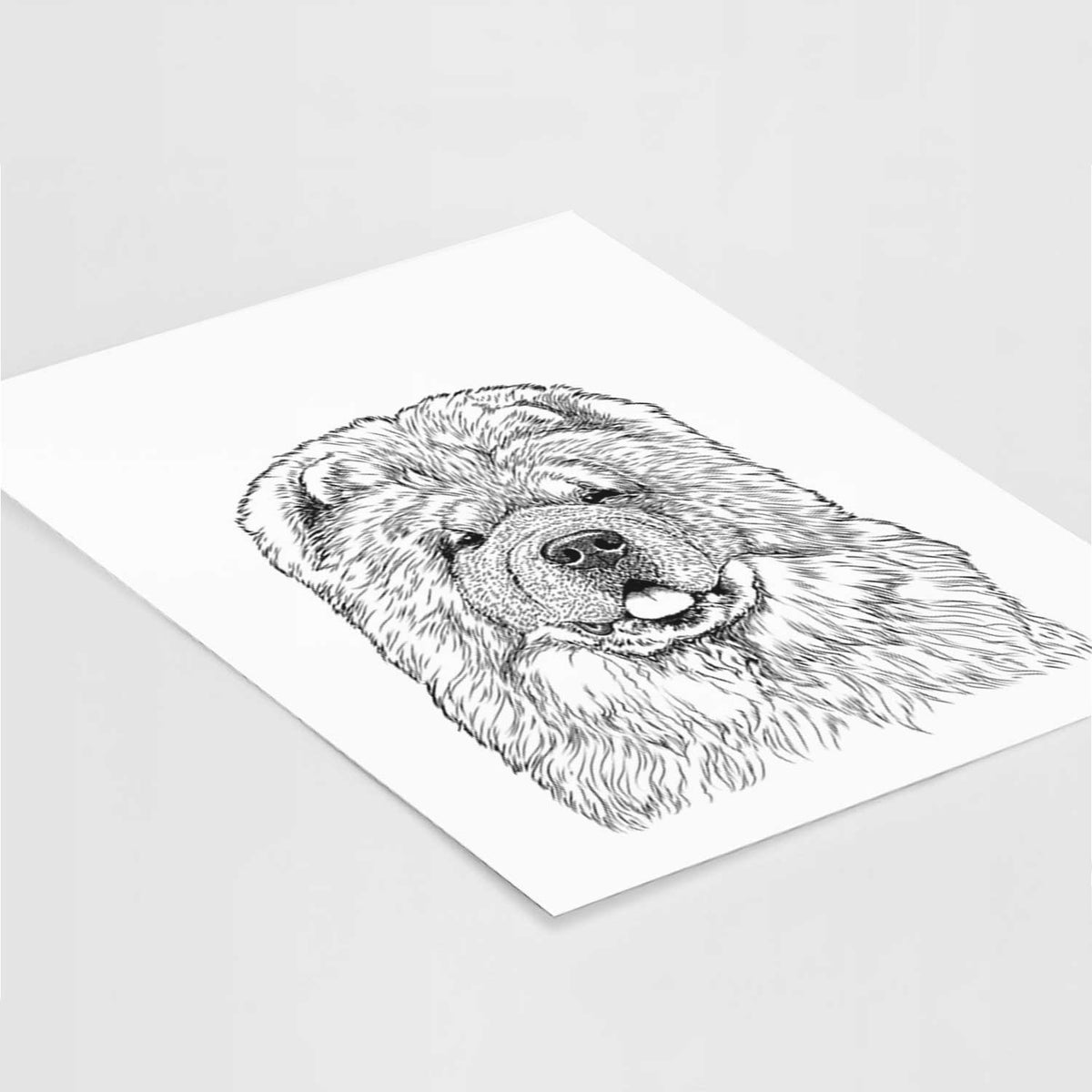Baloo the Chow Chow Art Print