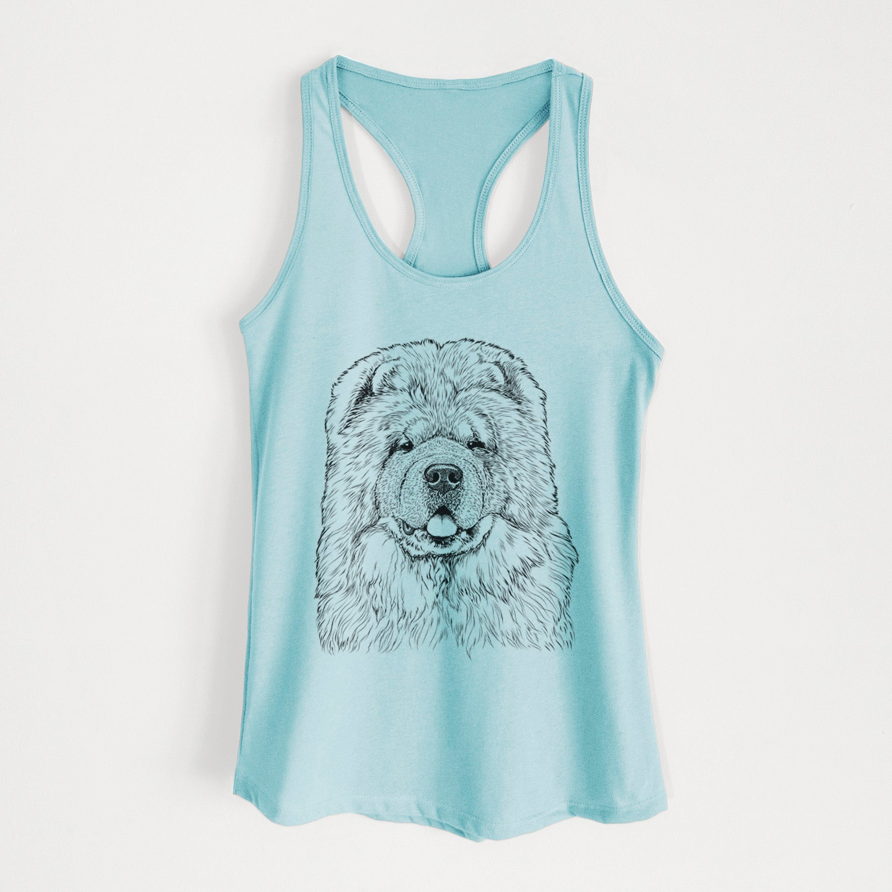 Baloo the Chow Chow - Women's Racerback Tanktop