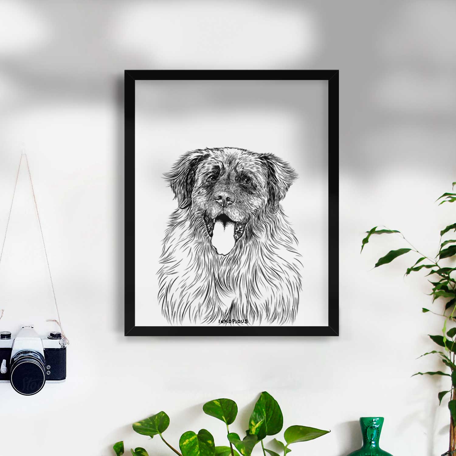 Bamboo the Leonberger Art Print