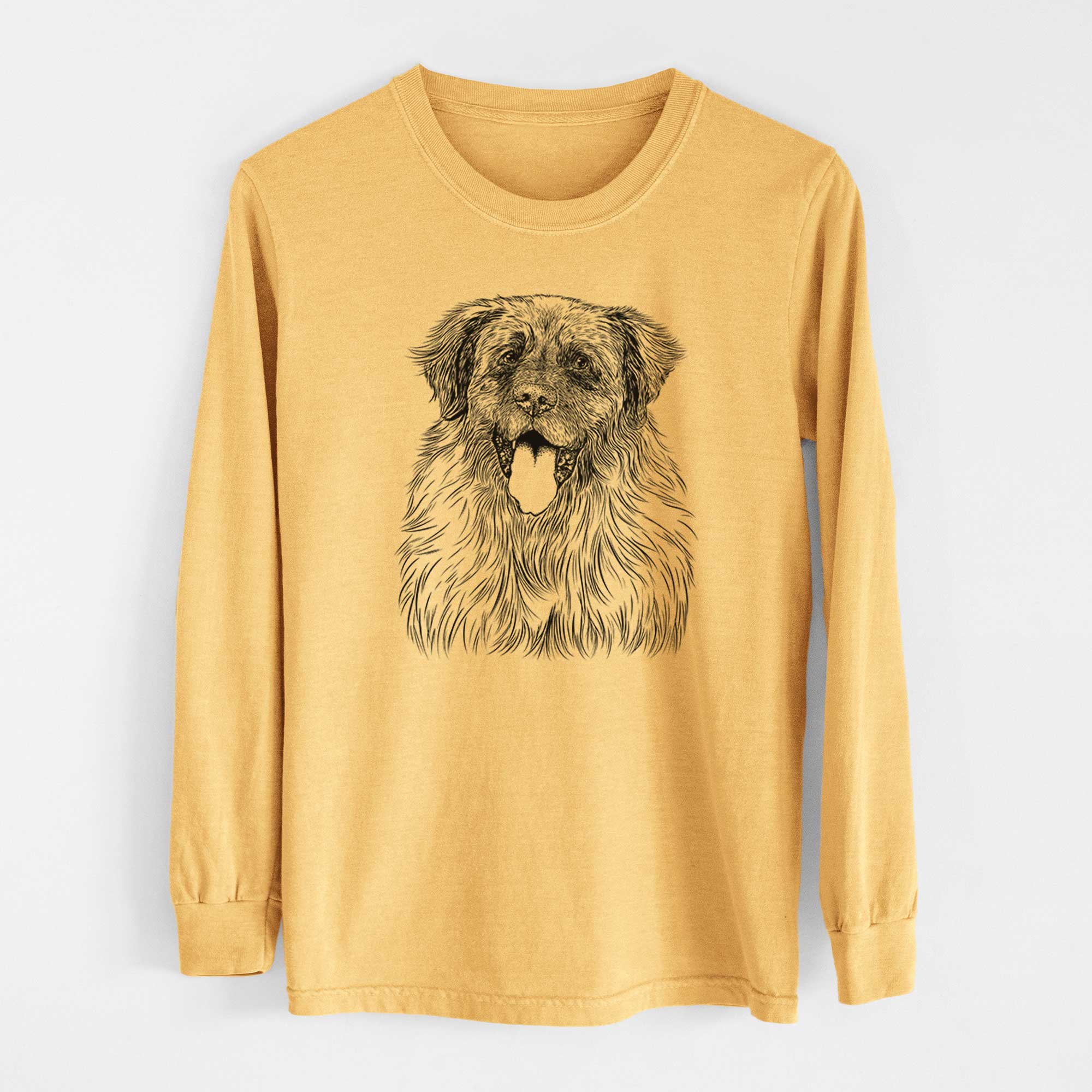 Bare Bamboo the Leonberger - Heavyweight 100% Cotton Long Sleeve