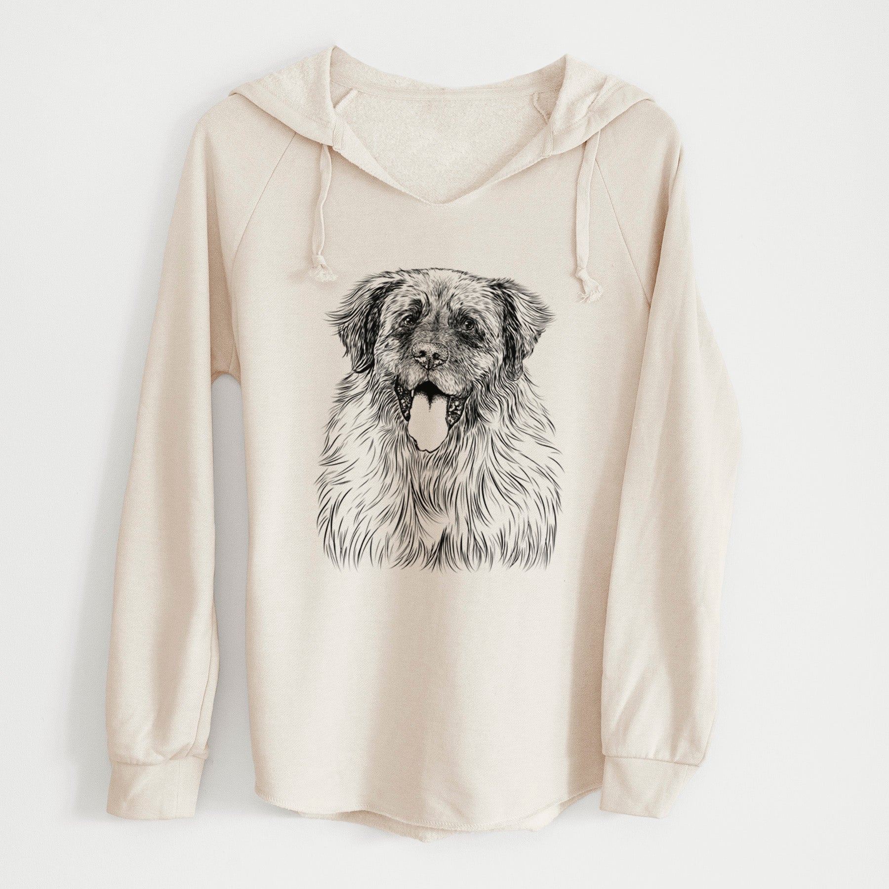 Bare Bamboo the Leonberger - Cali Wave Hooded Sweatshirt