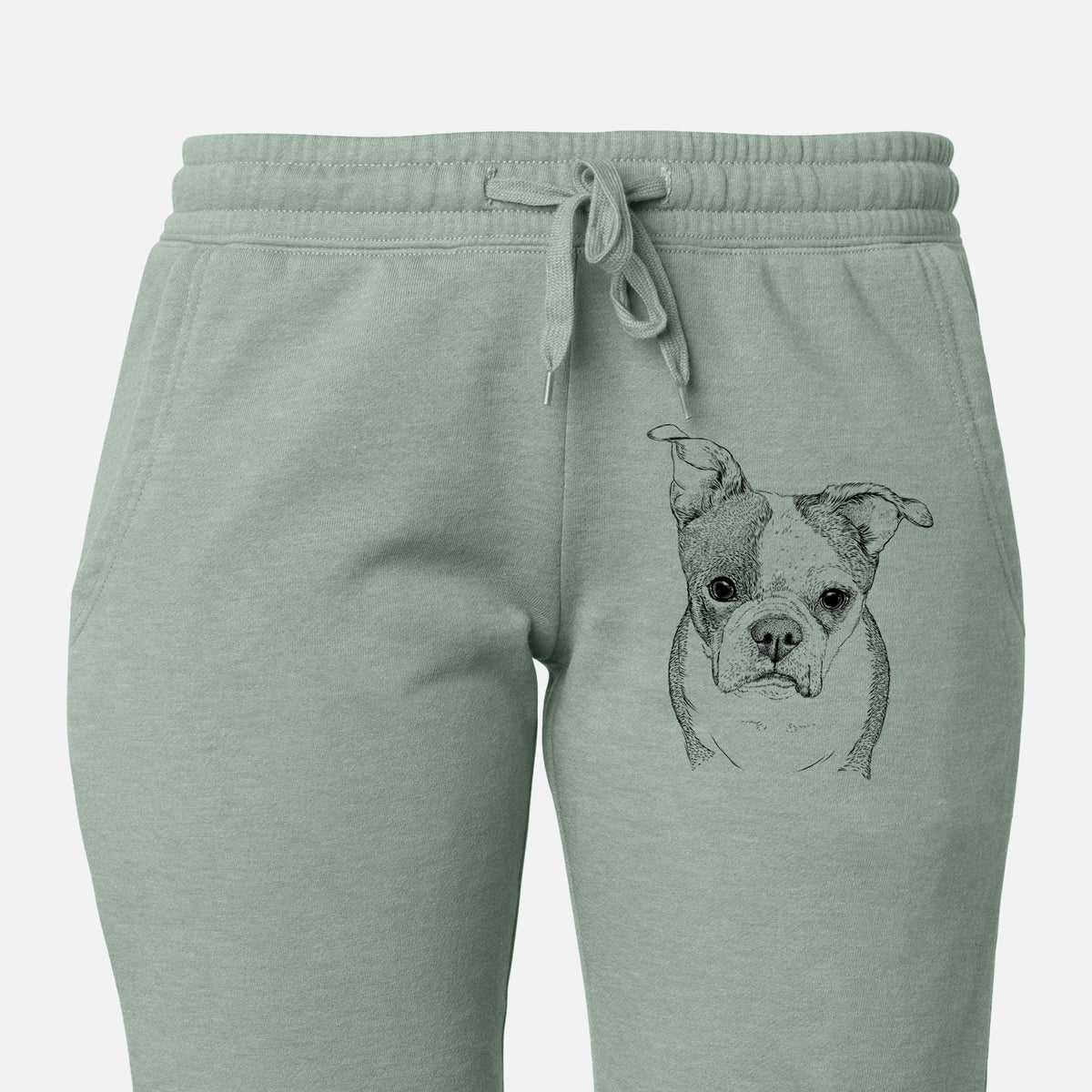 Bandit the Boston Terrier - Women&#39;s Cali Wave Joggers