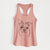 Bandit the Boston Terrier - Women's Racerback Tanktop