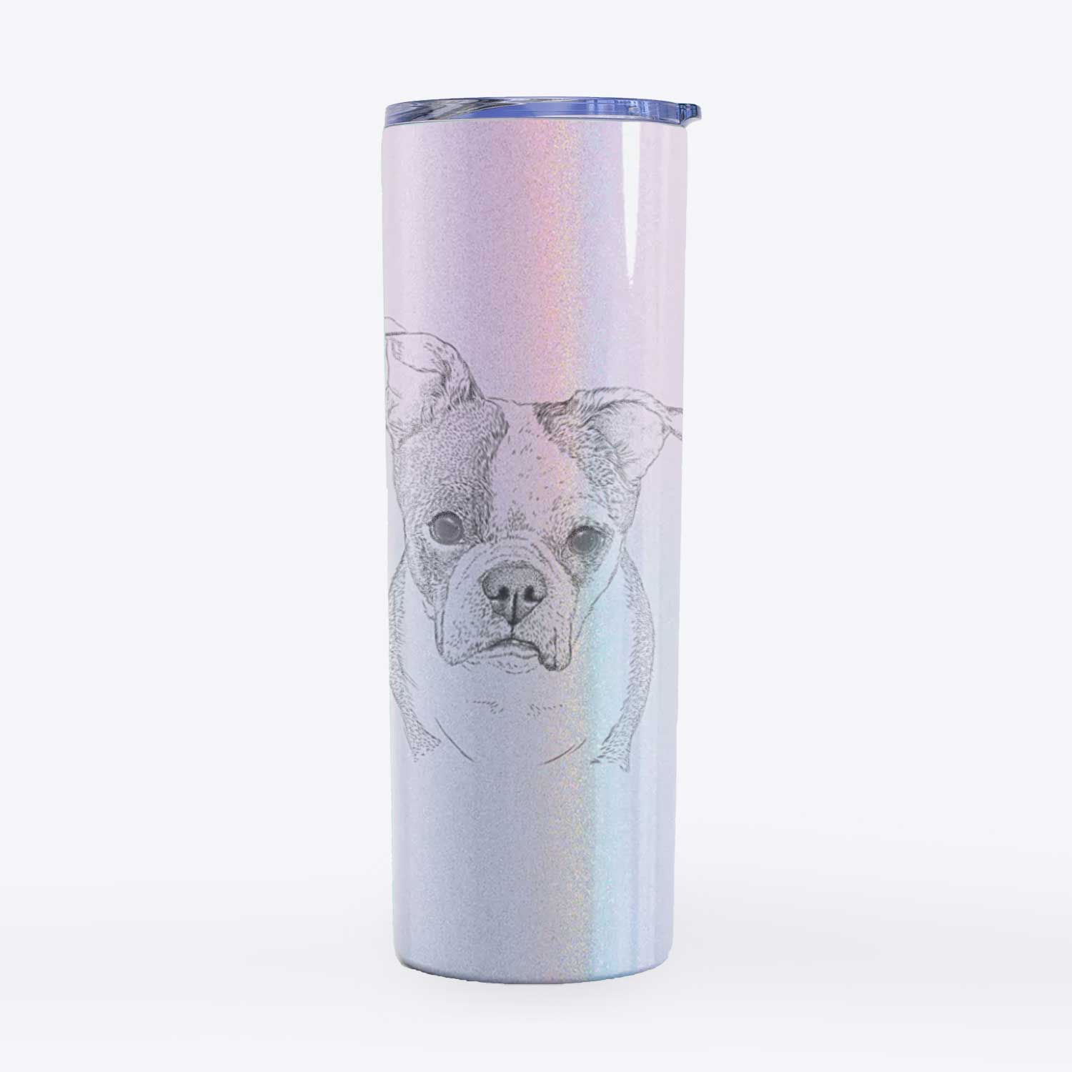 Bandit the Boston Terrier - 20oz Skinny Tumbler