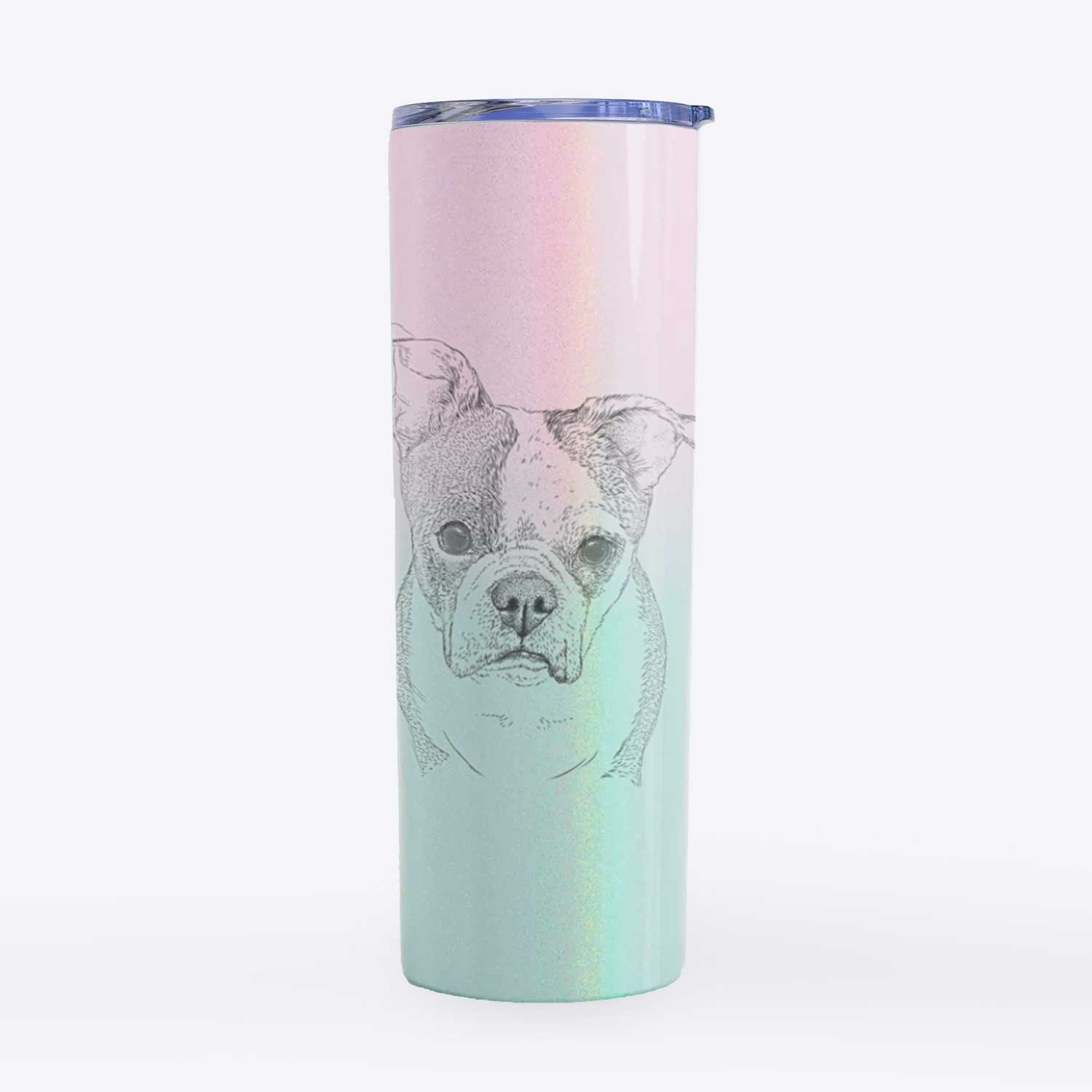 Bandit the Boston Terrier - 20oz Skinny Tumbler