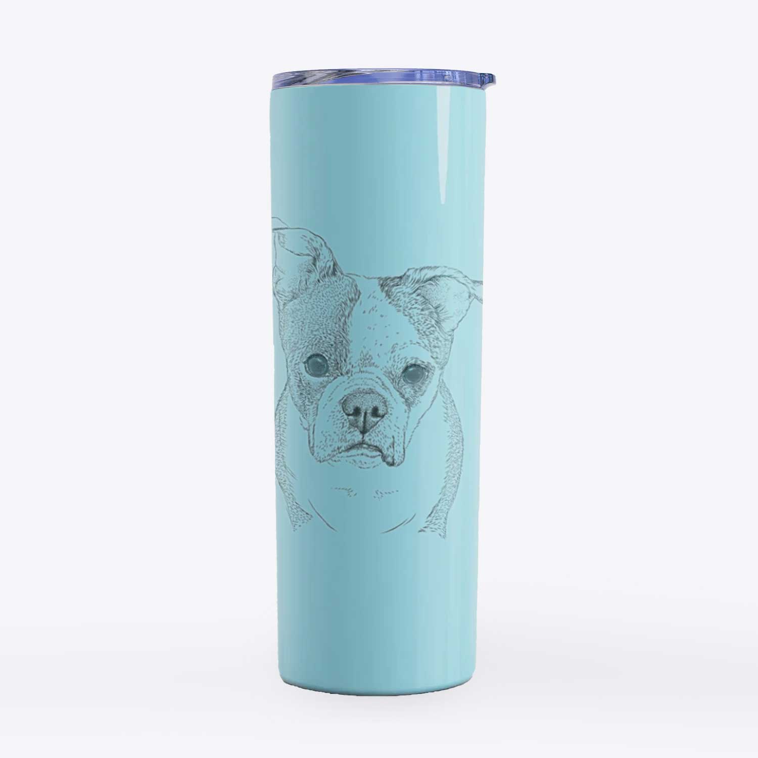 Bandit the Boston Terrier - 20oz Skinny Tumbler