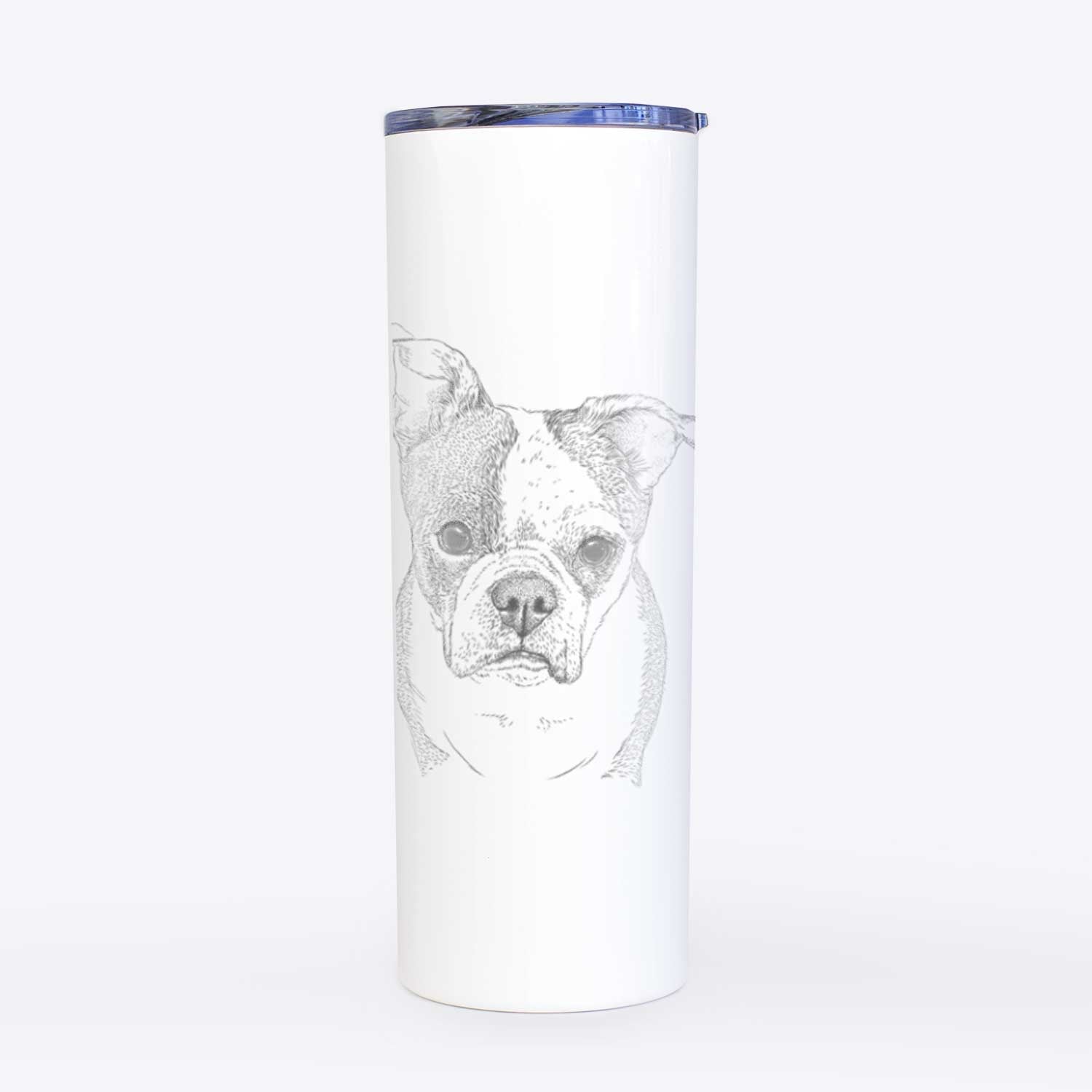 Bandit the Boston Terrier - 20oz Skinny Tumbler