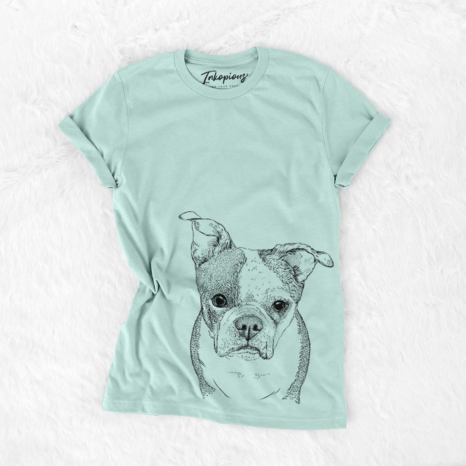 Bandit the Boston Terrier - Bella Canvas Unisex Crewneck