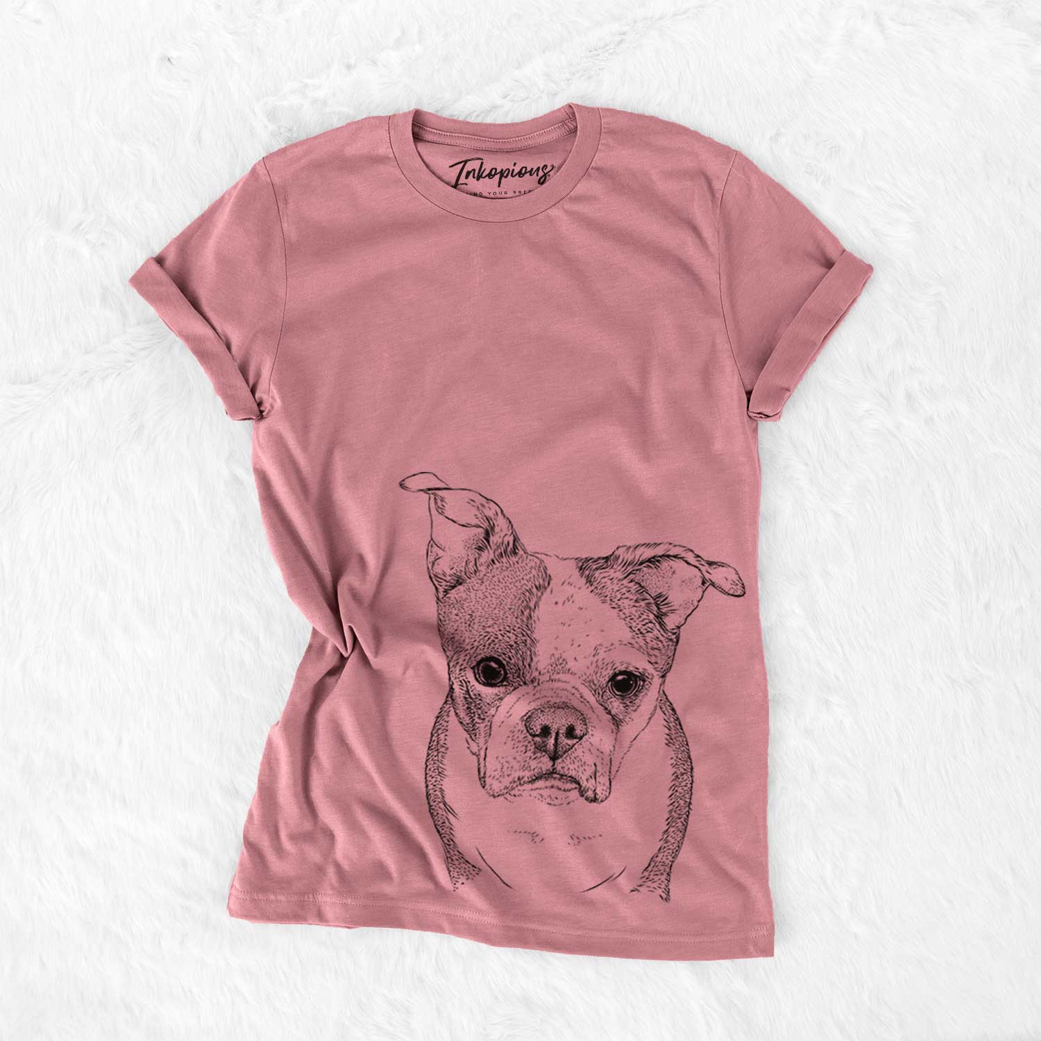 Bandit the Boston Terrier - Bella Canvas Unisex Crewneck