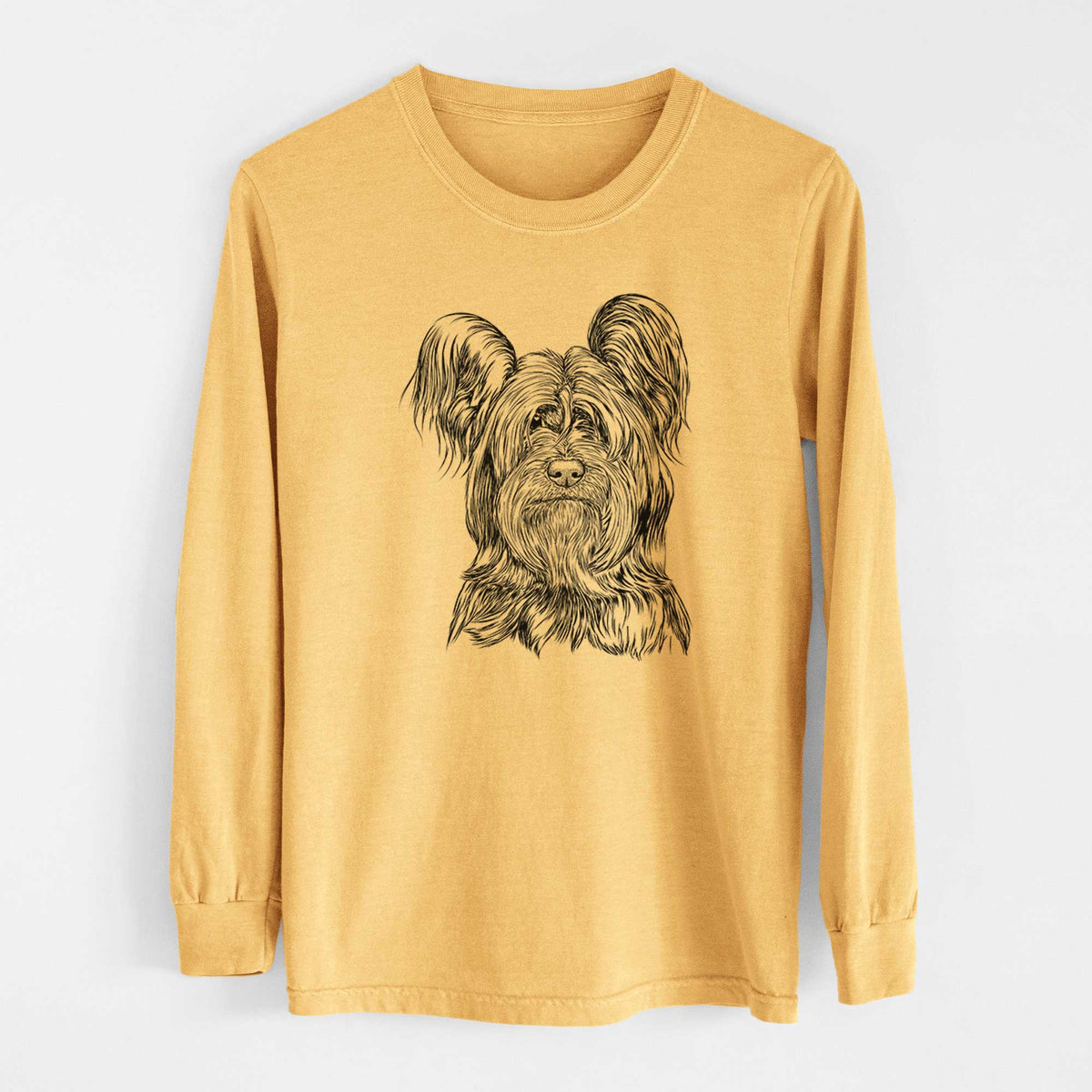 Bare Bandit the Skye Terrier - Heavyweight 100% Cotton Long Sleeve