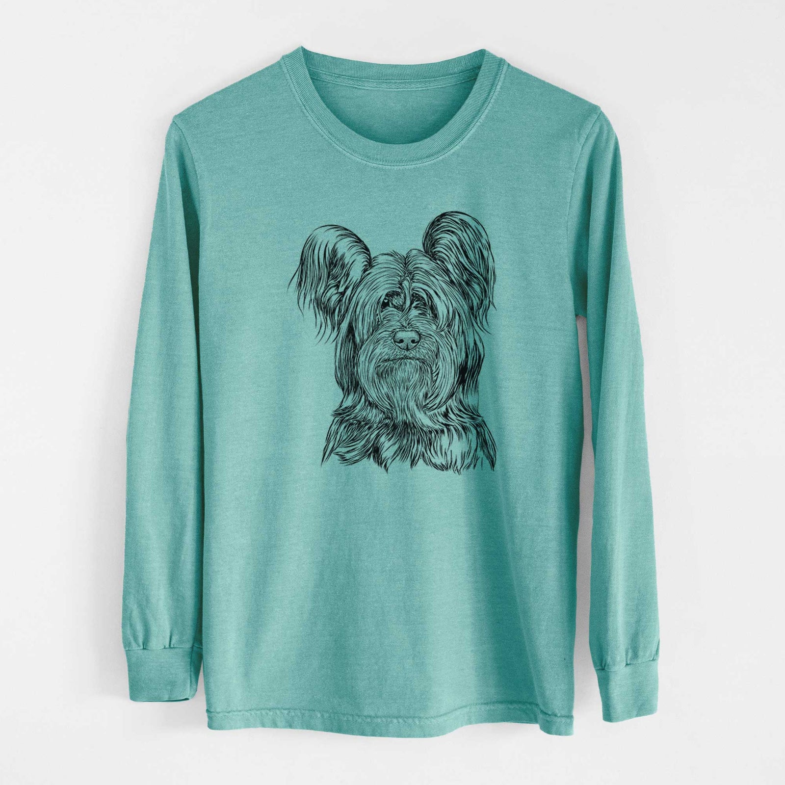 Bare Bandit the Skye Terrier - Heavyweight 100% Cotton Long Sleeve