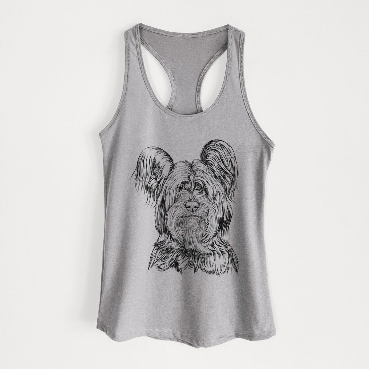 Bandit the Skye Terrier - Women&#39;s Racerback Tanktop