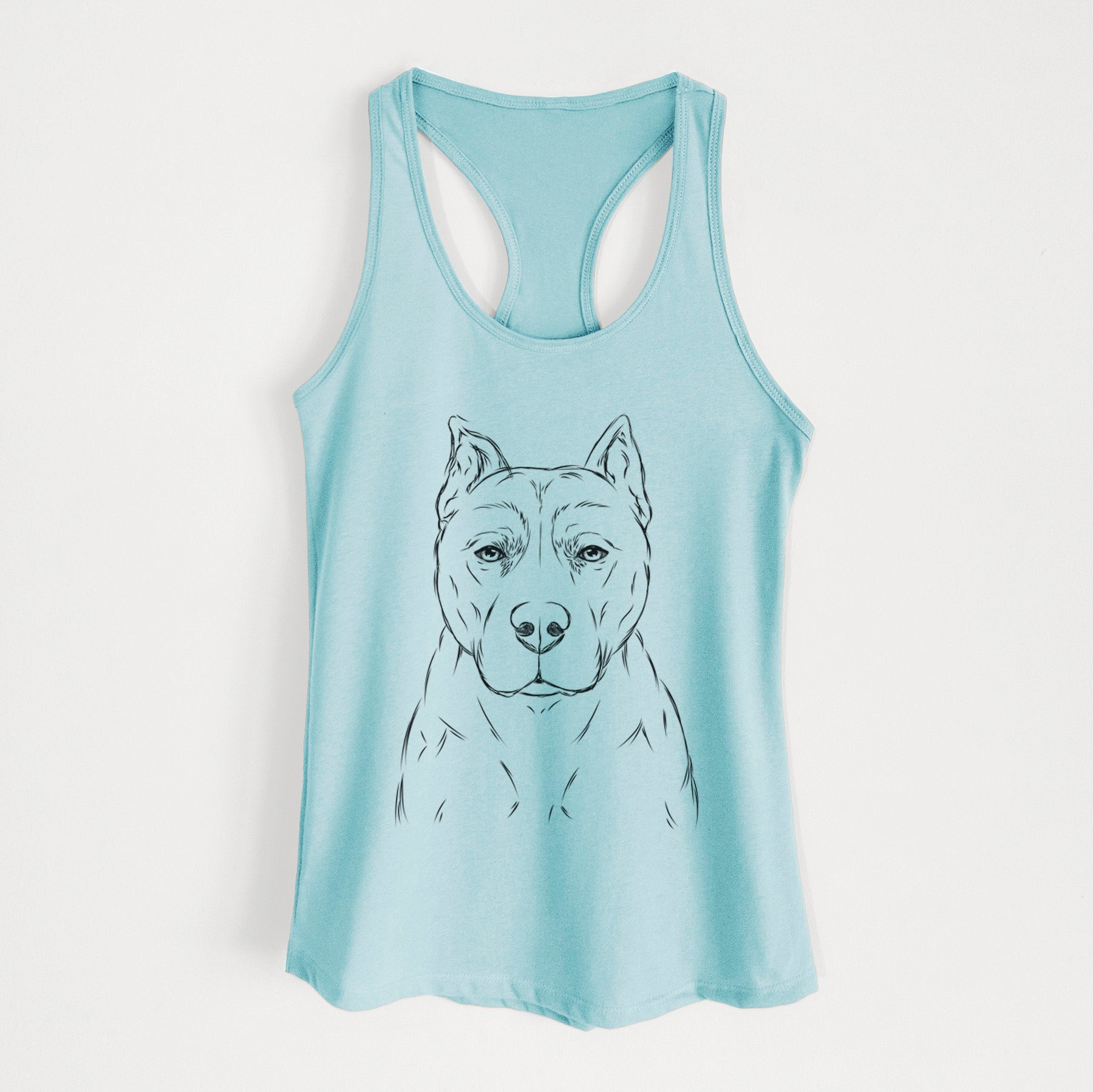 Bane the Pitbull Mix - Women's Racerback Tanktop