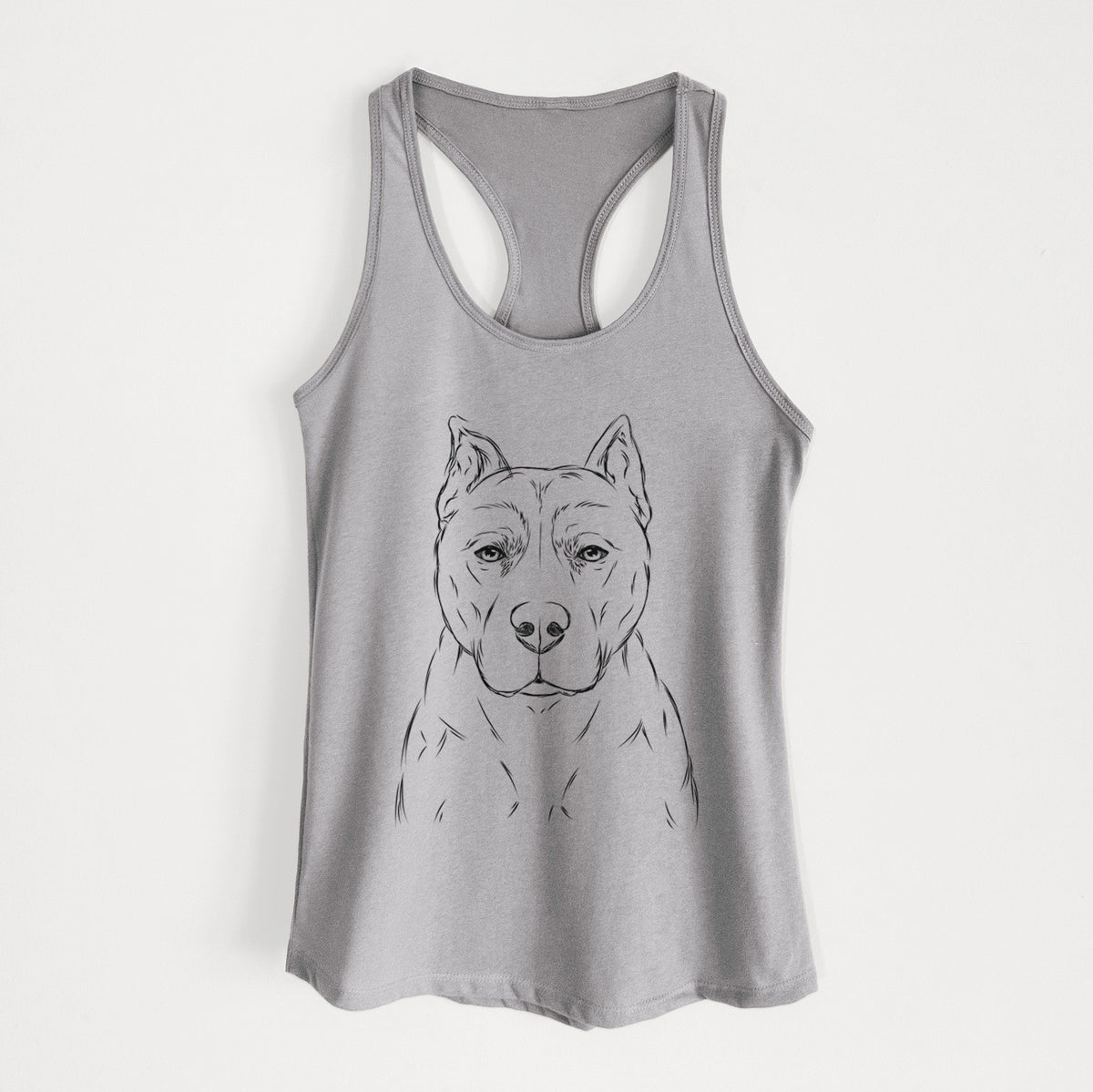 Bane the Pitbull Mix - Women&#39;s Racerback Tanktop