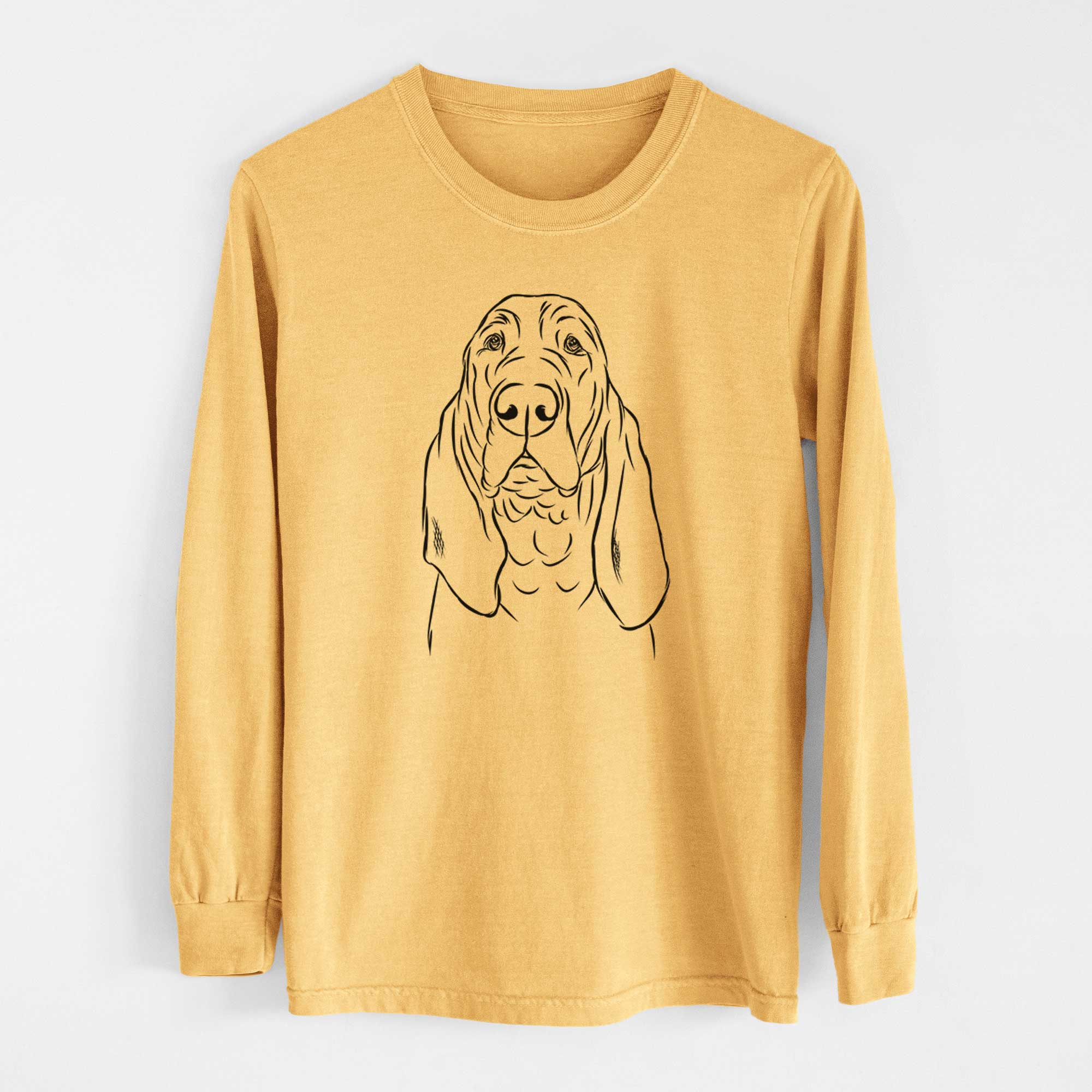 Bare Baron the Bloodhound - Heavyweight 100% Cotton Long Sleeve