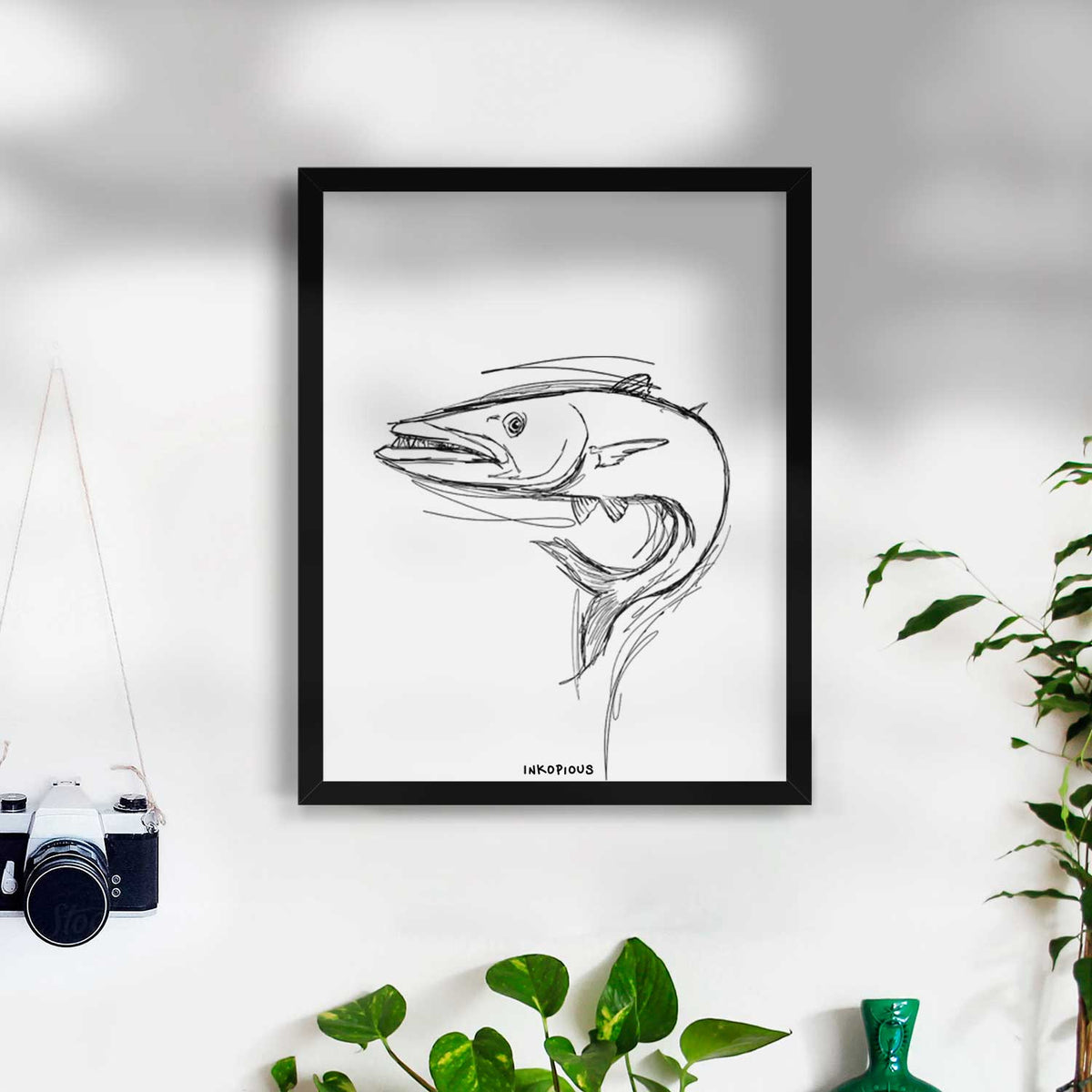 Barry the Barracuda Art Print