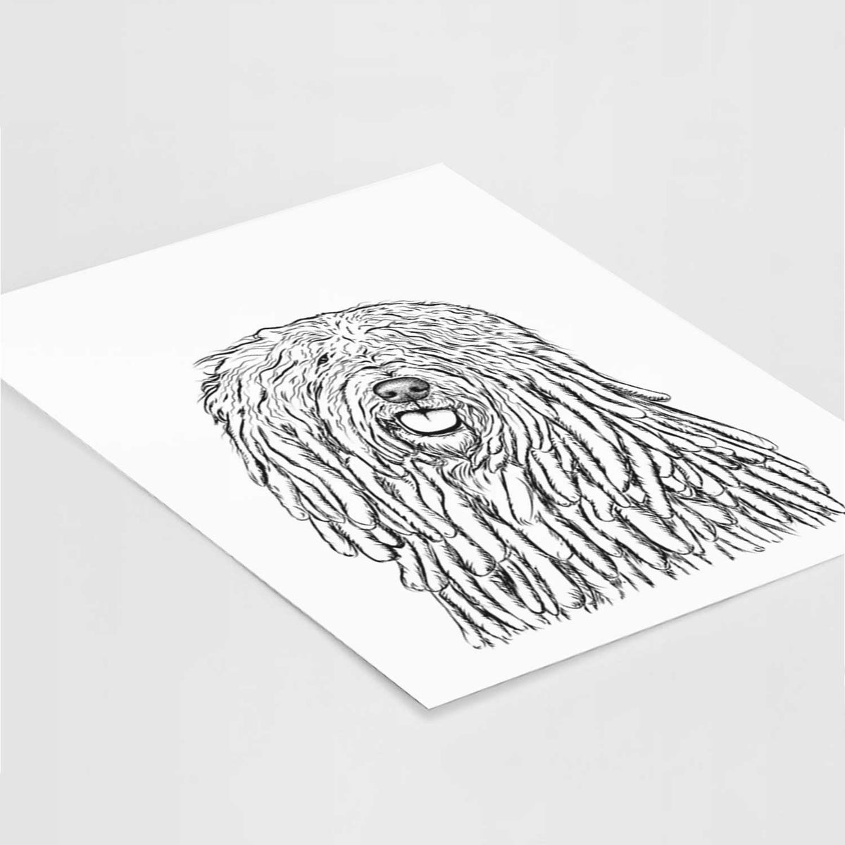 Barry the Komondor Art Print