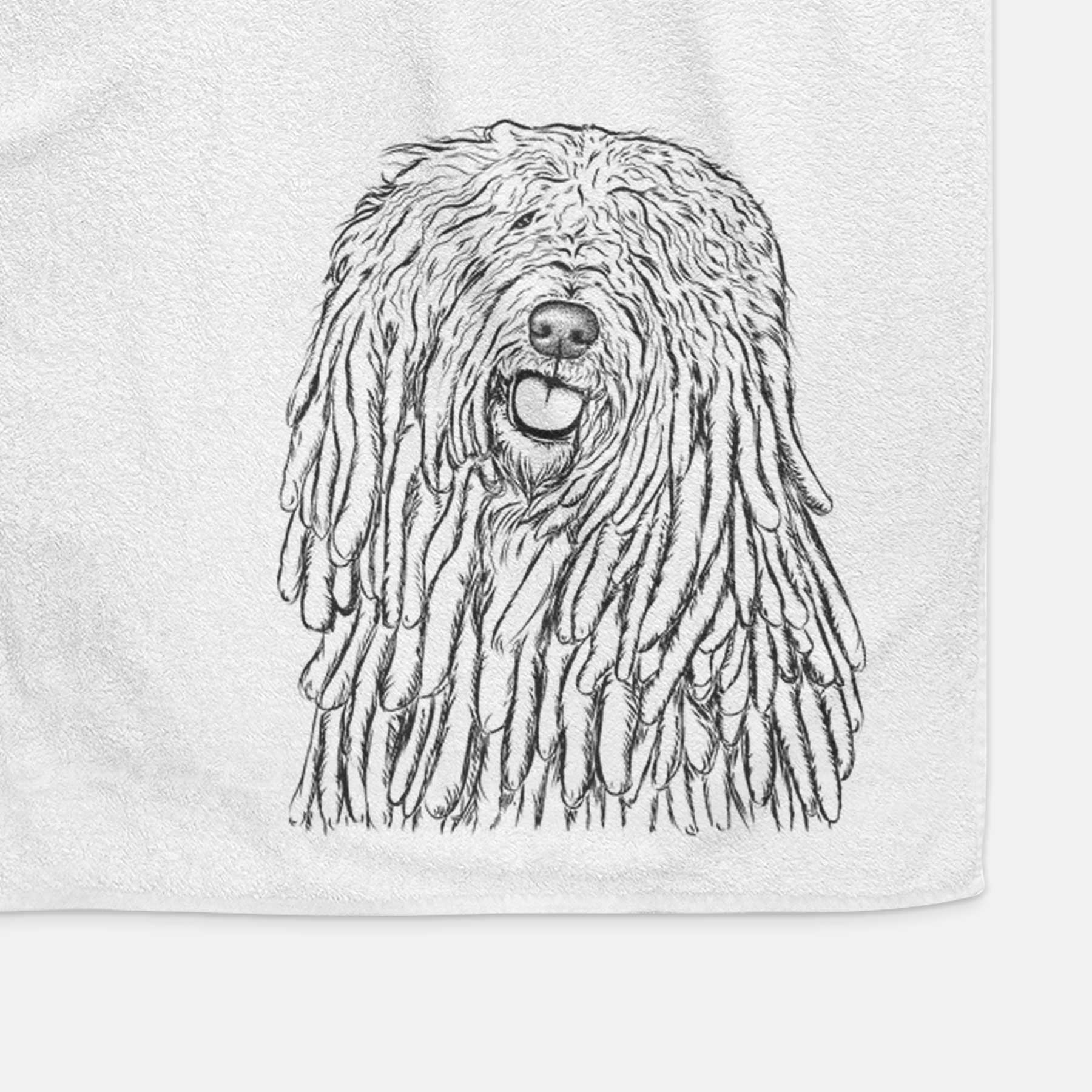 Barry the Komondor Decorative Hand Towel