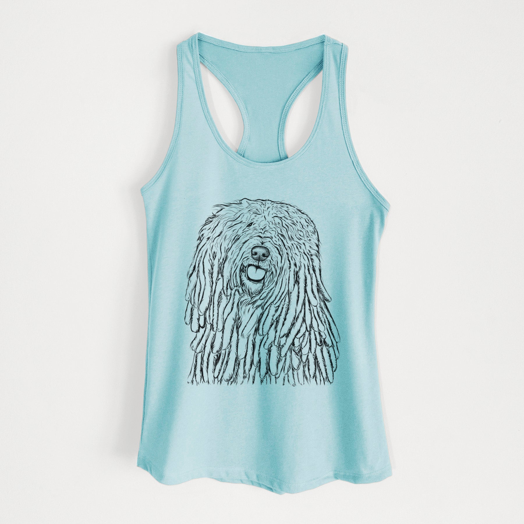 Barry the Komondor - Women's Racerback Tanktop