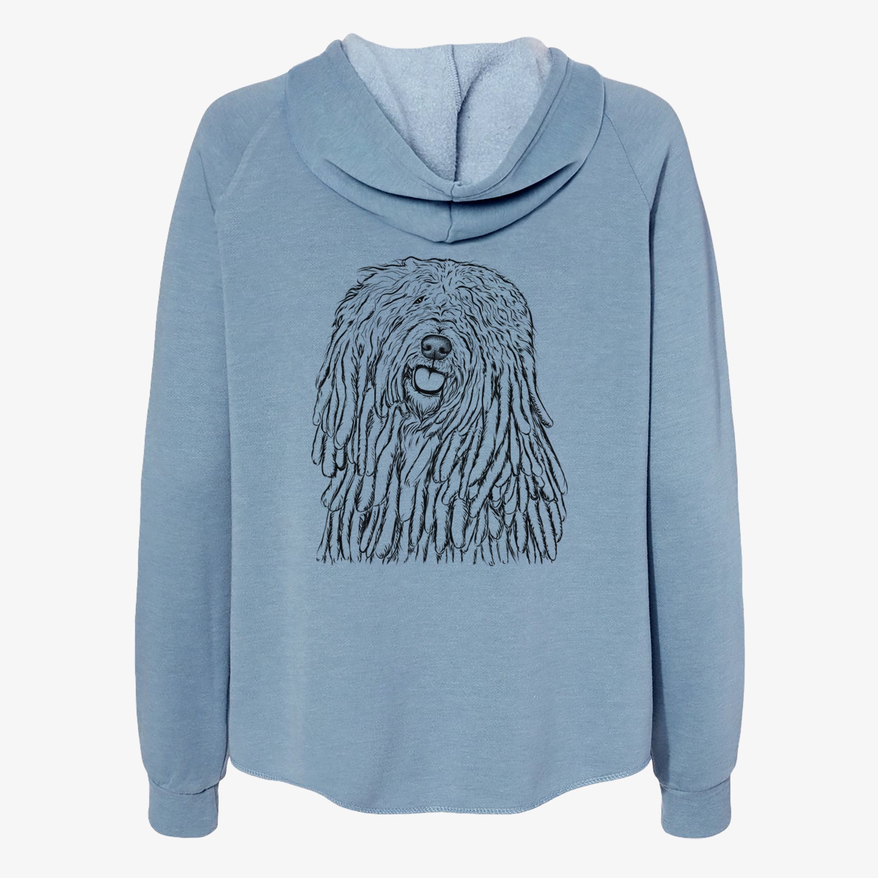 Barry the Komondor - Women's Cali Wave Zip-Up Sweatshirt