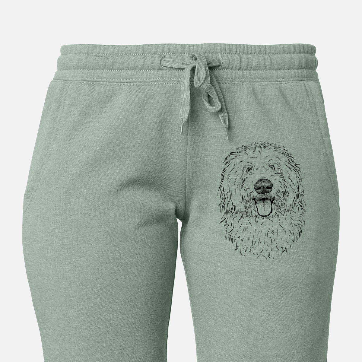 Barry the Old English Sheepdog - Women&#39;s Cali Wave Joggers