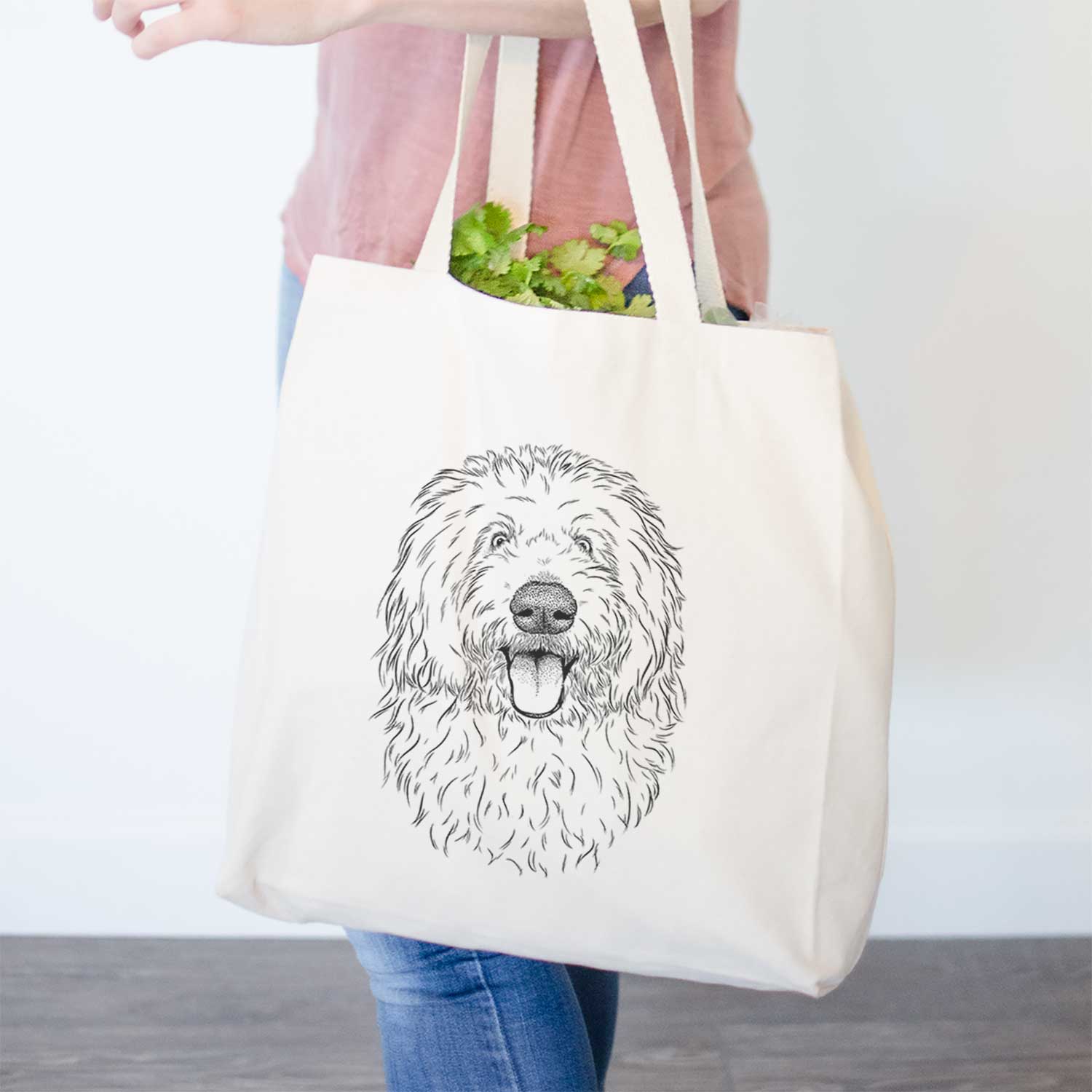 Barry the Old English Sheepdog - Tote Bag