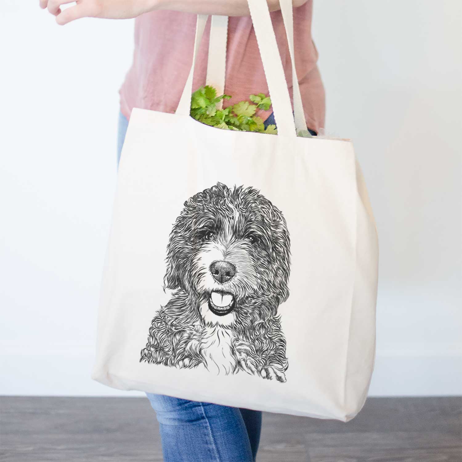 Bash the Bernedoodle - Tote Bag