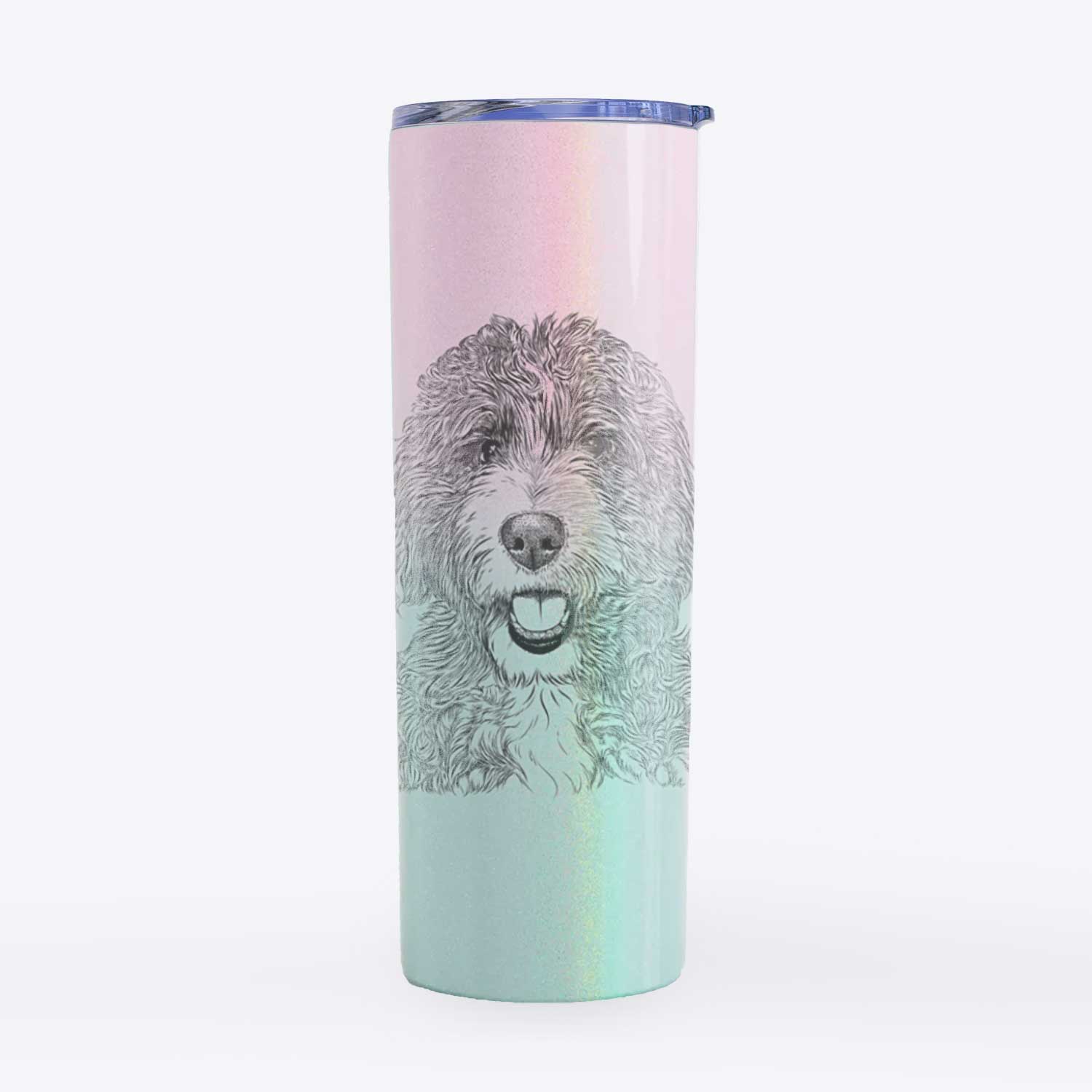 Bash the Bernedoodle - 20oz Skinny Tumbler