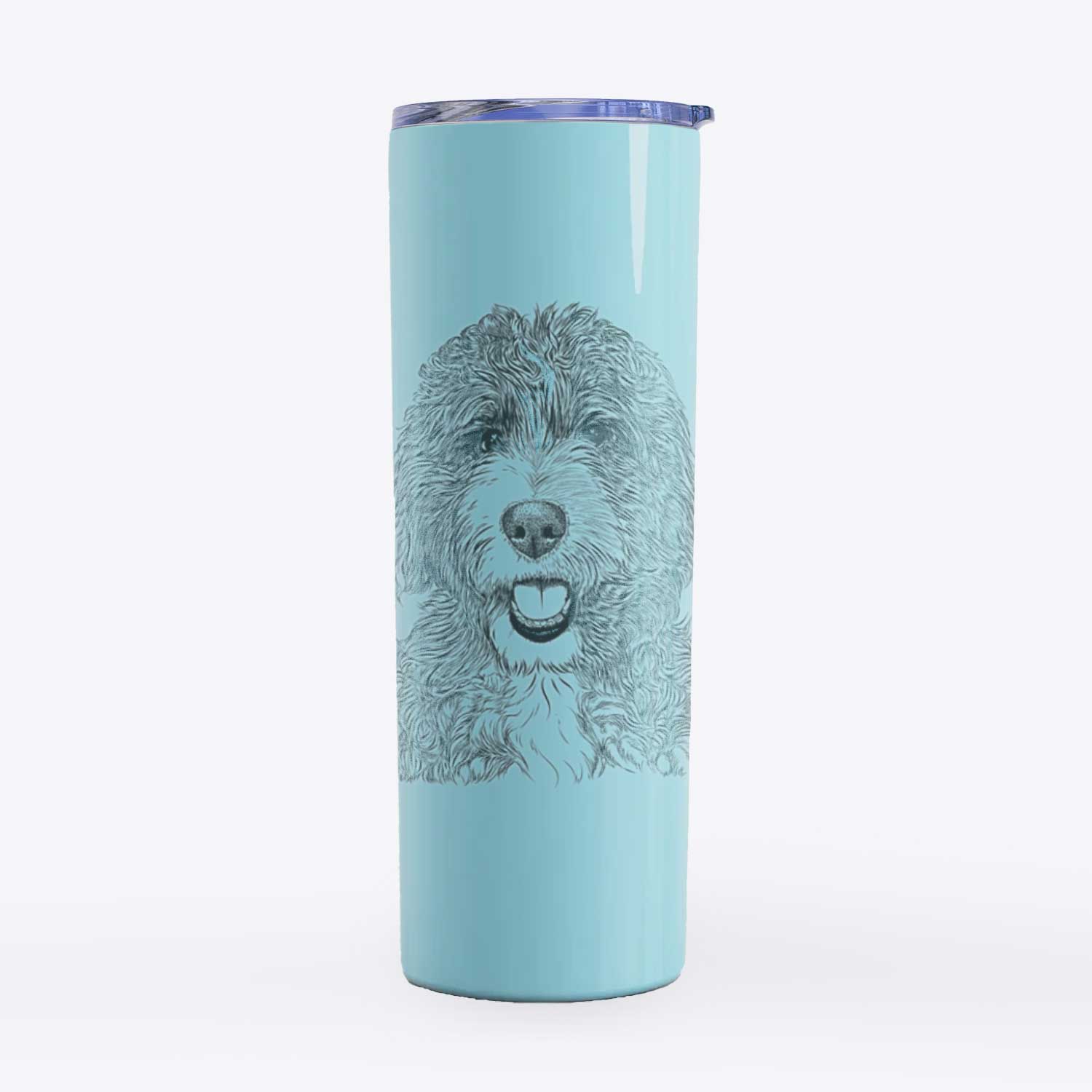 Bash the Bernedoodle - 20oz Skinny Tumbler