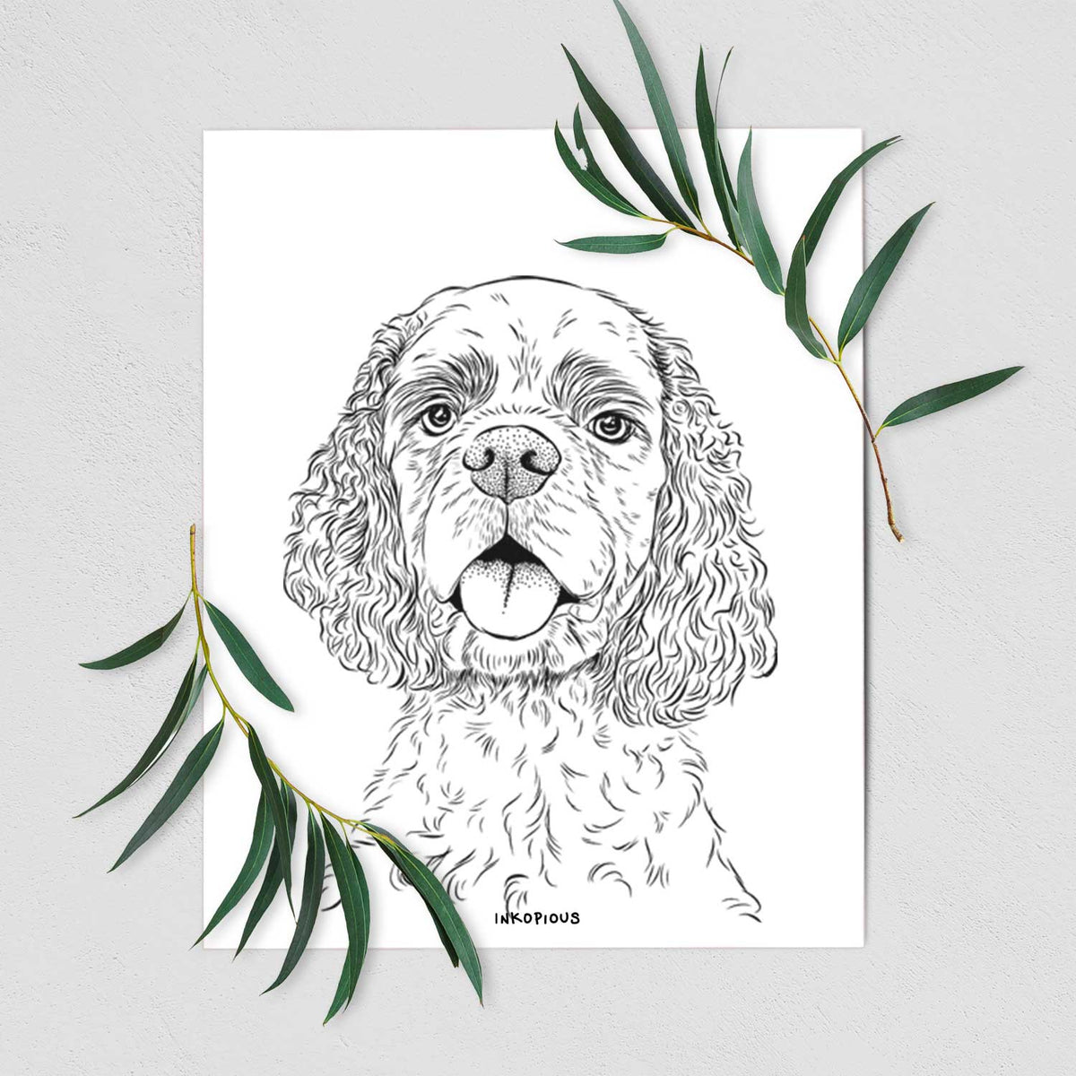 Baxter the American Cocker Spaniel Art Print