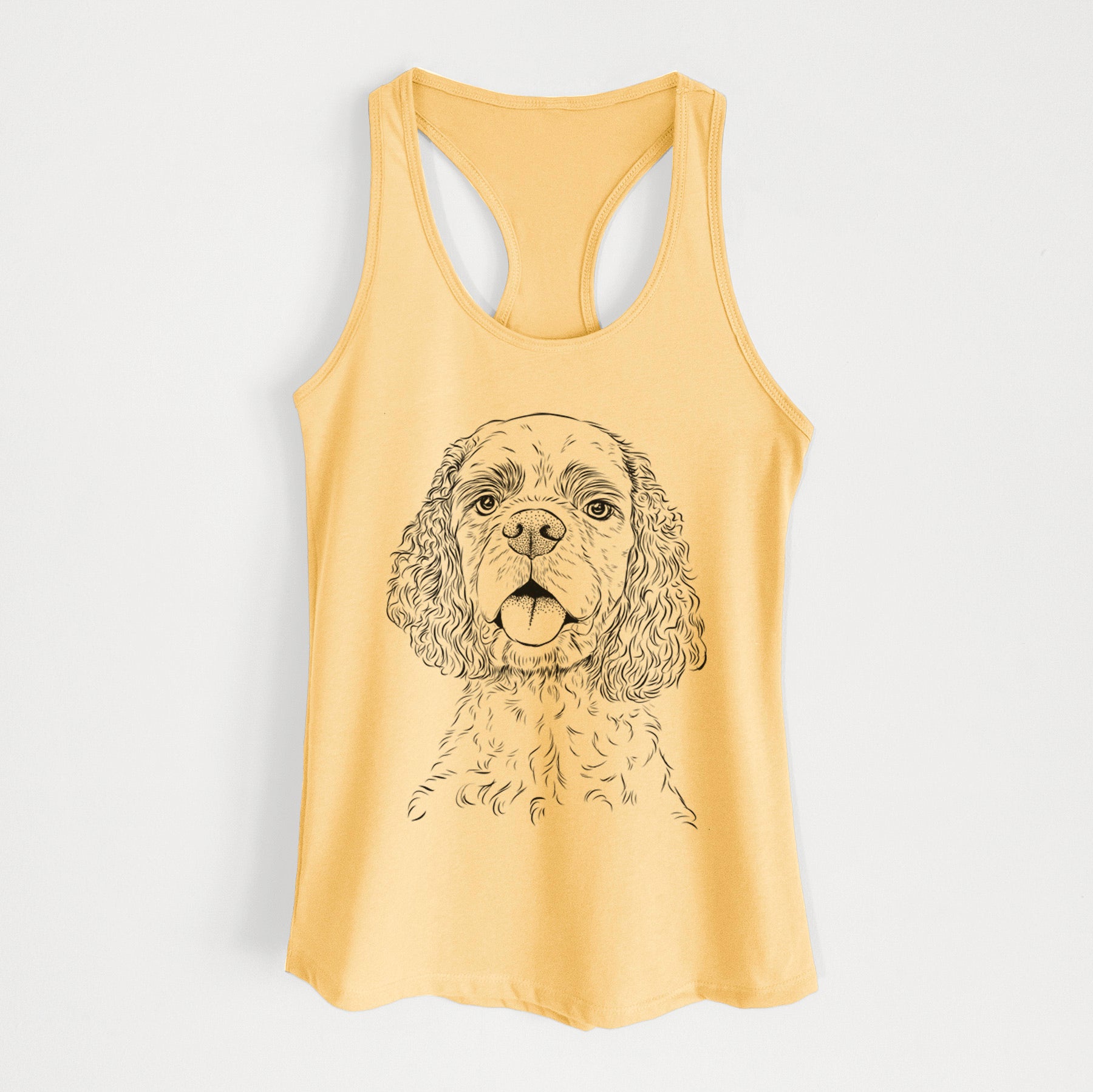 Baxter the American Cocker Spaniel - Women's Racerback Tanktop