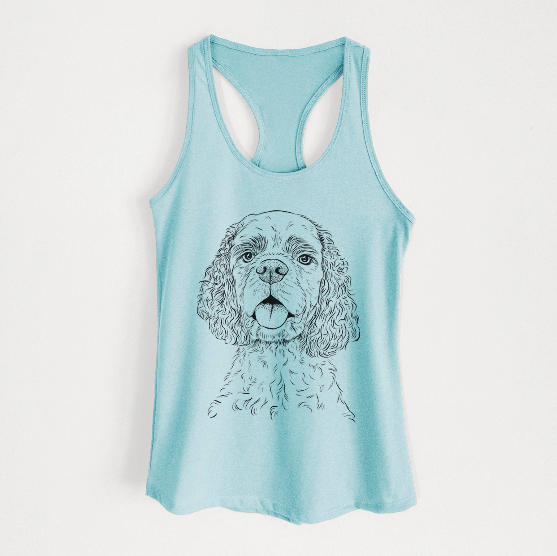 Baxter the American Cocker Spaniel - Women's Racerback Tanktop