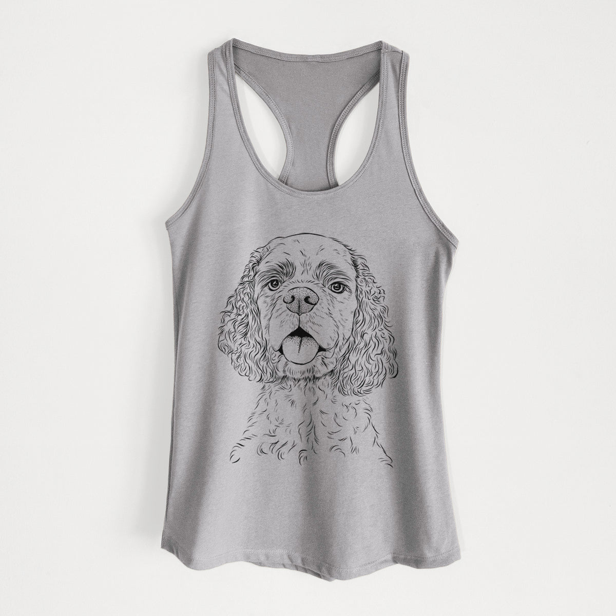 Baxter the American Cocker Spaniel - Women&#39;s Racerback Tanktop