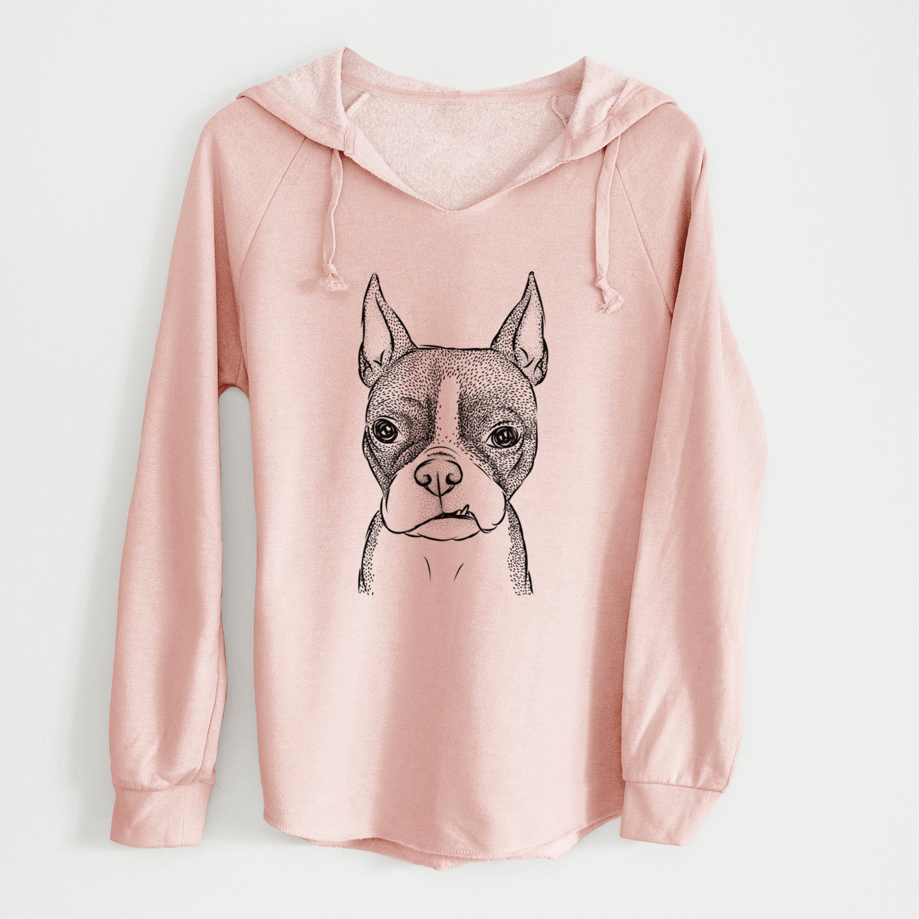 Bare Bean the Boston Terrier - Cali Wave Hooded Sweatshirt