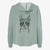 Bean the Boston Terrier - Women's Cali Wave Zip-Up Sweatshirt