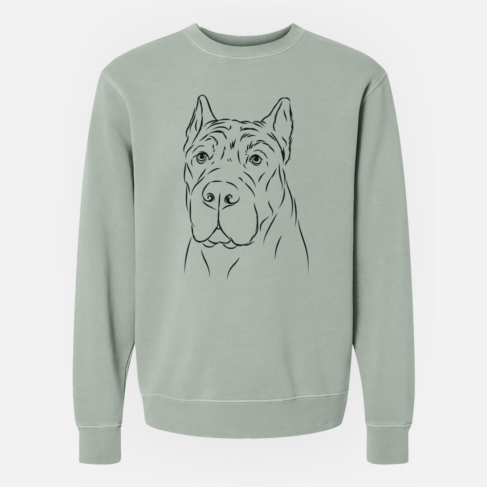 Bare Bearson the Cane Corso - Unisex Pigment Dyed Crew Sweatshirt