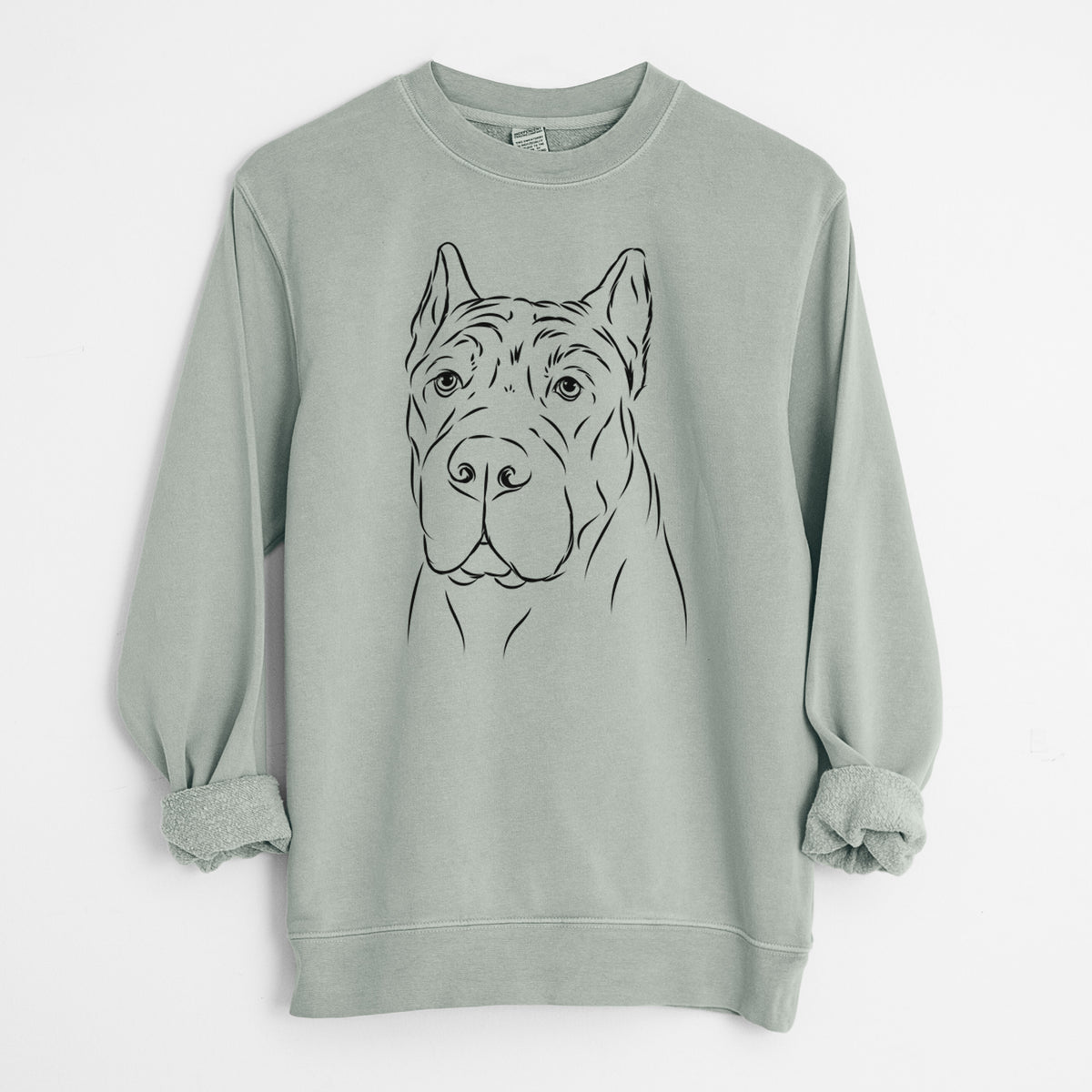 Bare Bearson the Cane Corso - Unisex Pigment Dyed Crew Sweatshirt