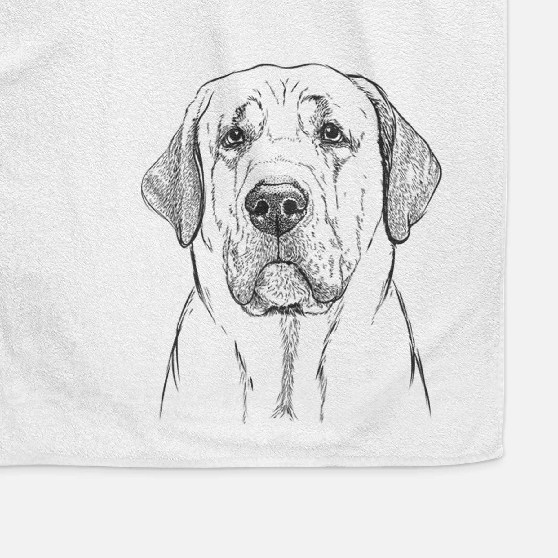 Beau the Broholmer Decorative Hand Towel