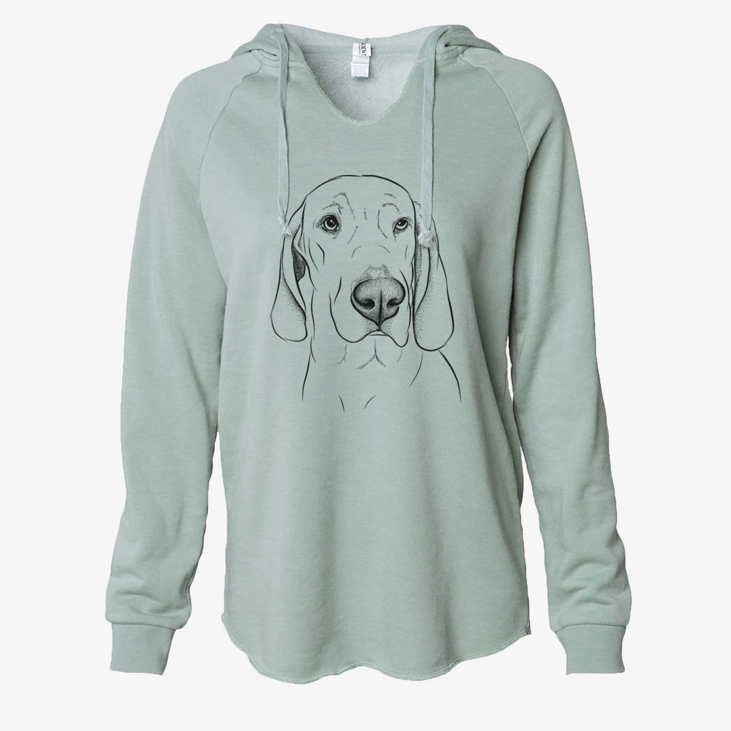 Beauregard the American Redbone Coonhound - Cali Wave Hooded Sweatshirt