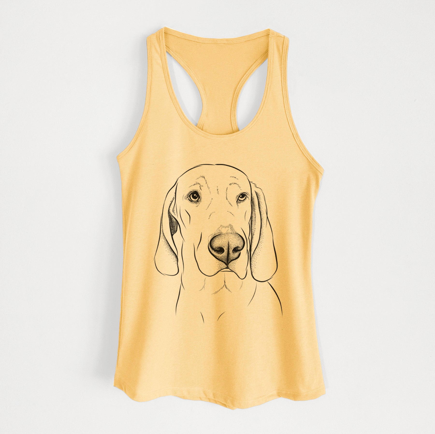 Beauregard the American Redbone Coonhound - Women's Racerback Tanktop