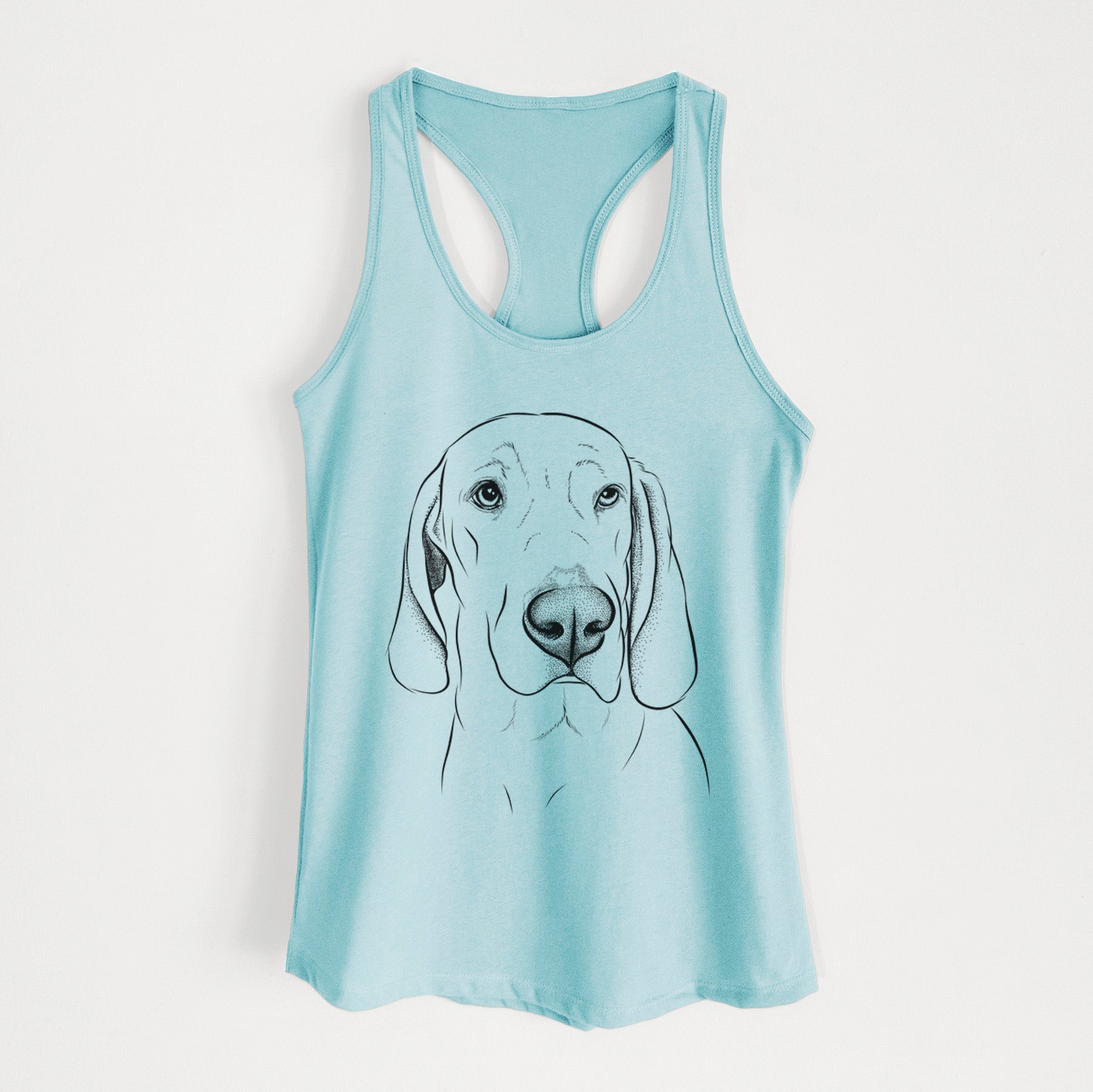 Beauregard the American Redbone Coonhound - Women's Racerback Tanktop