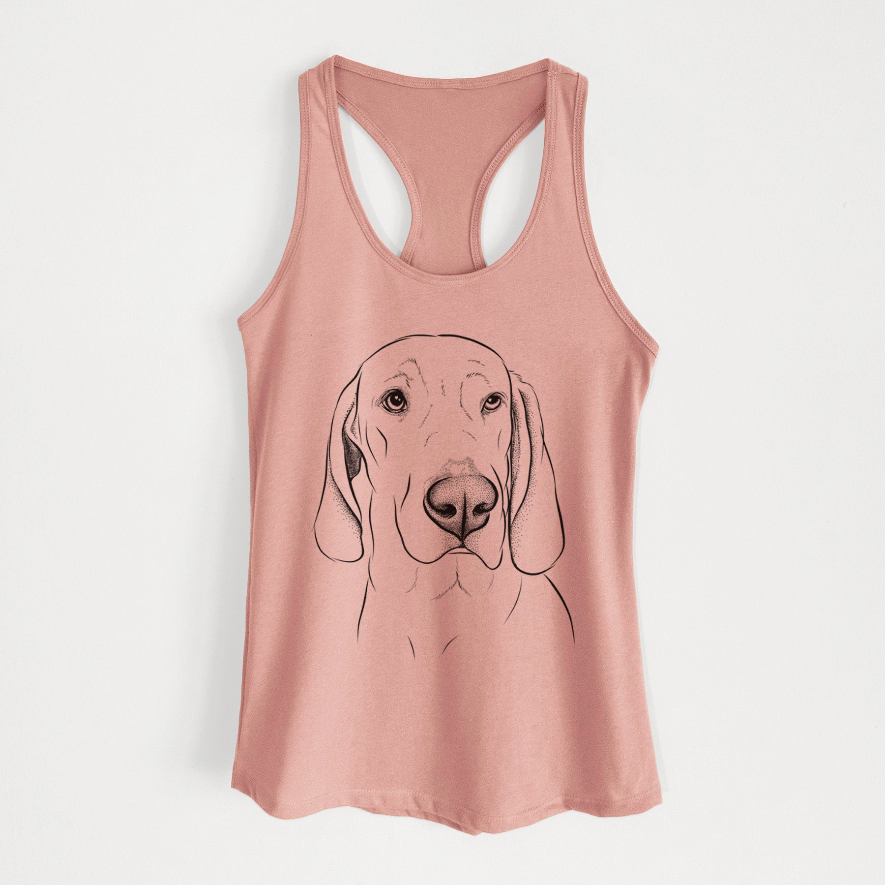 Beauregard the American Redbone Coonhound - Women's Racerback Tanktop