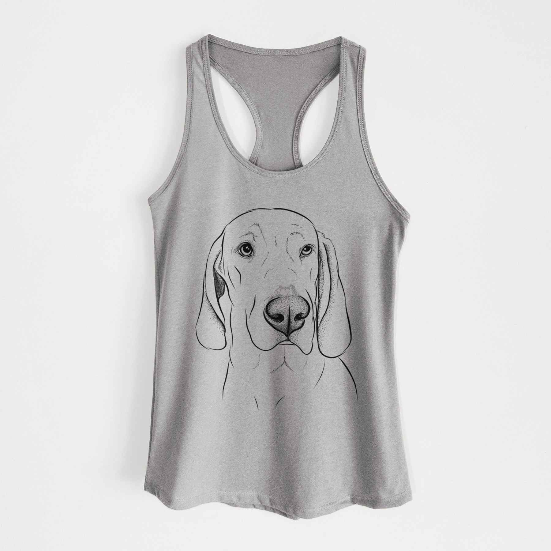 Beauregard the American Redbone Coonhound - Women's Racerback Tanktop