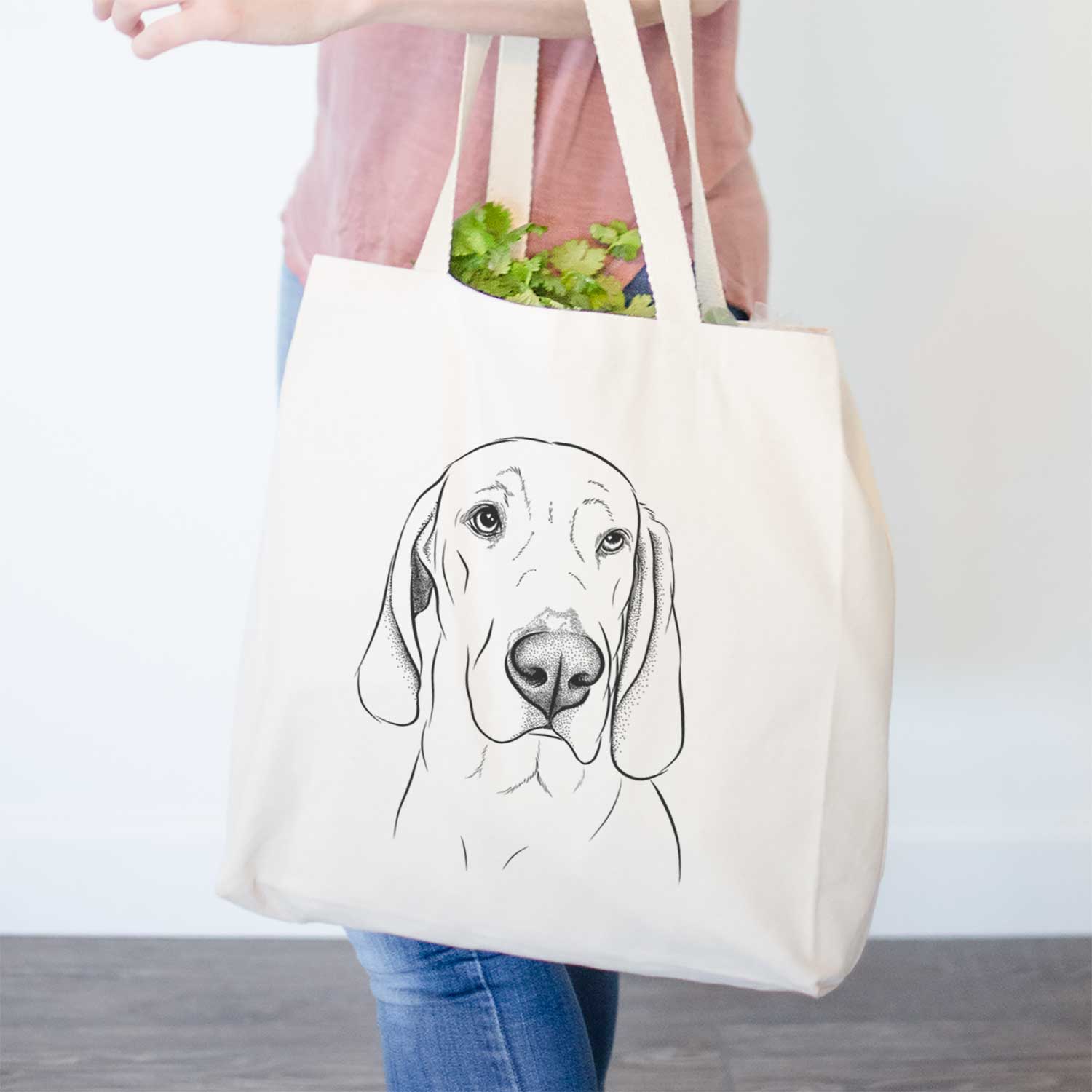 Beauregard the American Redbone Coonhound - Tote Bag