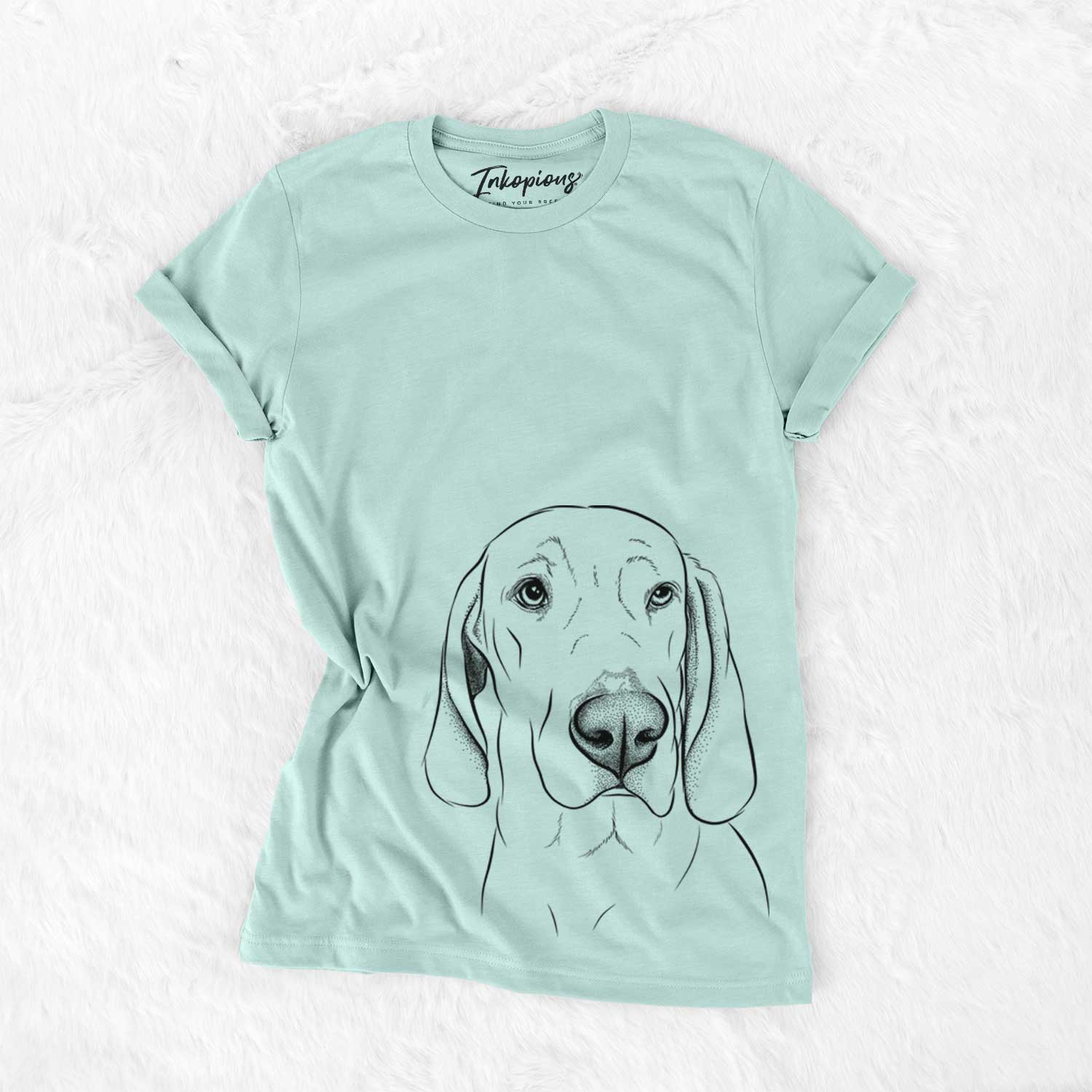 Bare Beauregard the American Redbone Coonhound - Unisex Crewneck